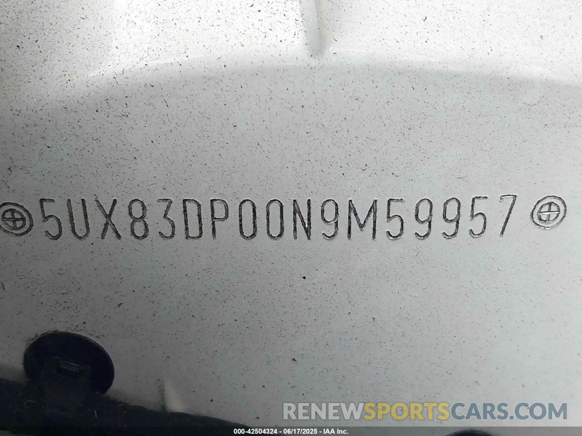 19 fotografías del automóvil dañado 5UX83DP00N9M59957 BMW X3 2022
