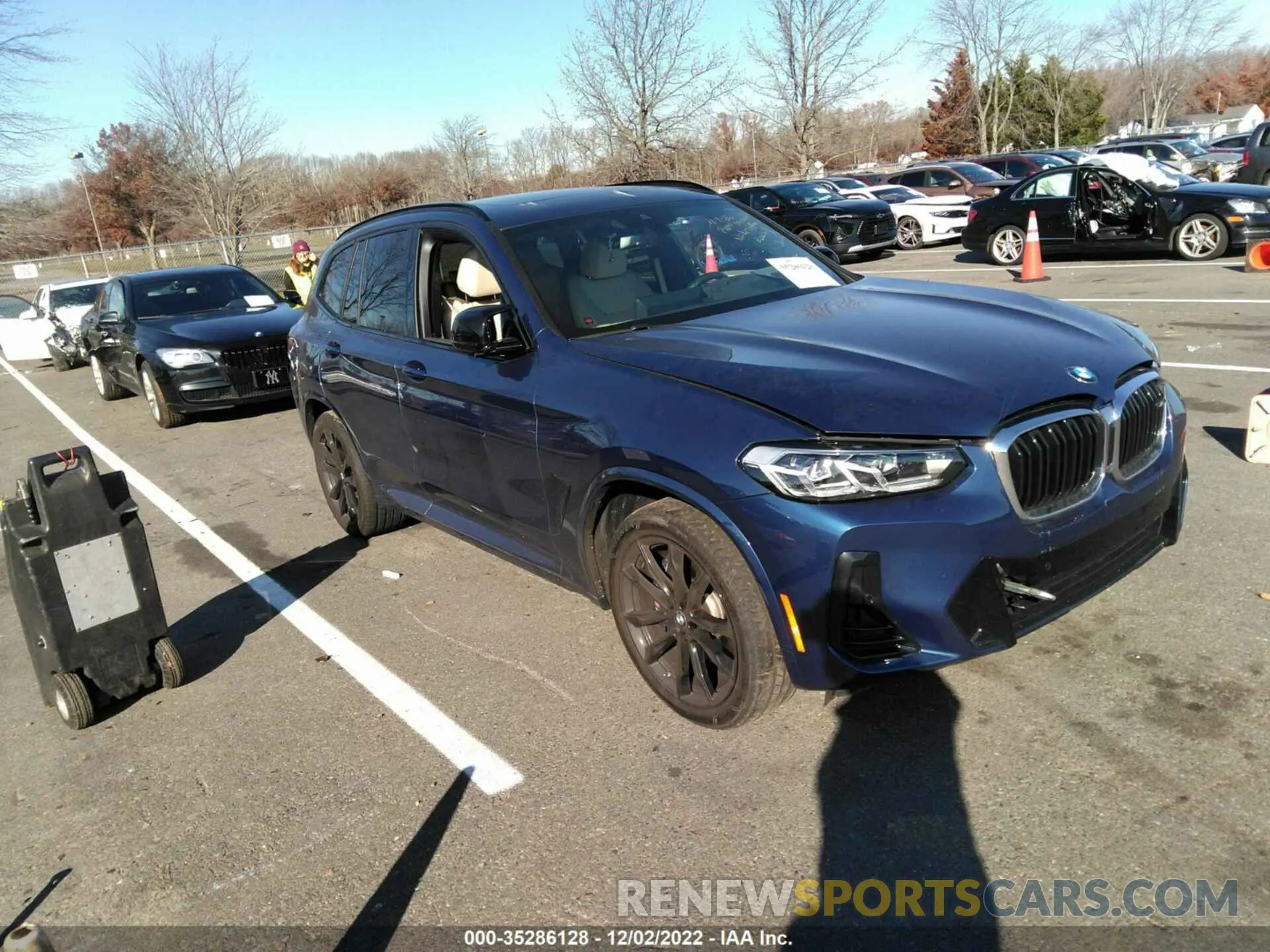 1 fotografías del automóvil dañado 5UX83DP02N9J50605 BMW X3 2022