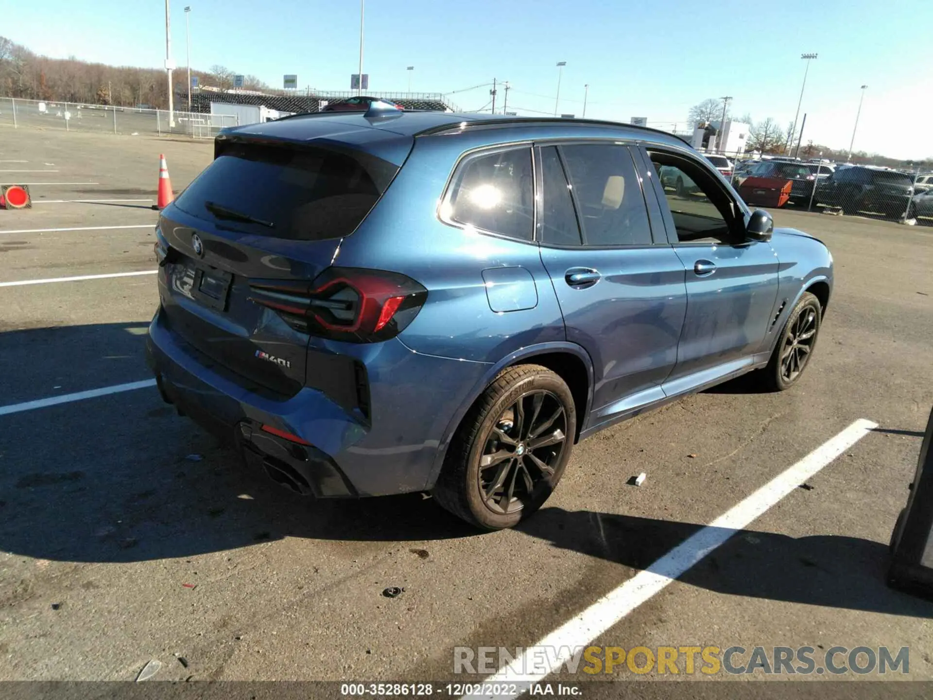 4 fotografías del automóvil dañado 5UX83DP02N9J50605 BMW X3 2022