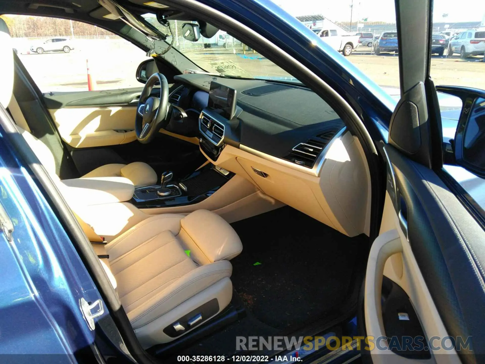 5 fotografías del automóvil dañado 5UX83DP02N9J50605 BMW X3 2022