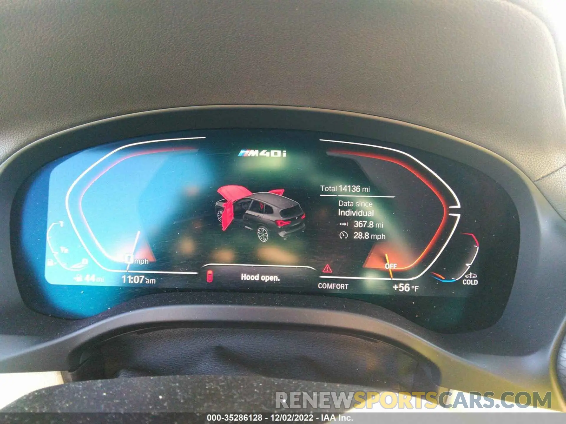 7 fotografías del automóvil dañado 5UX83DP02N9J50605 BMW X3 2022