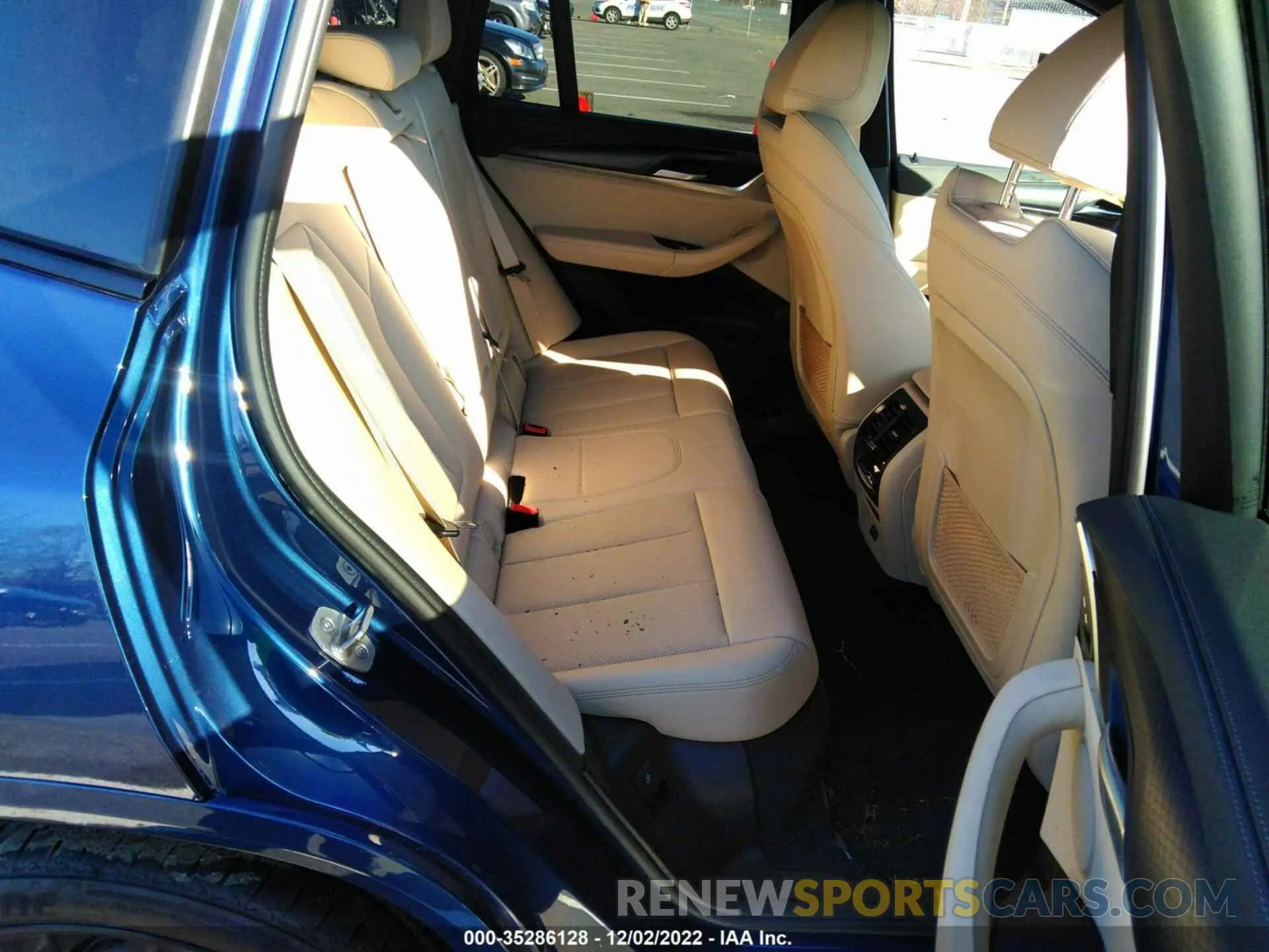 8 fotografías del automóvil dañado 5UX83DP02N9J50605 BMW X3 2022