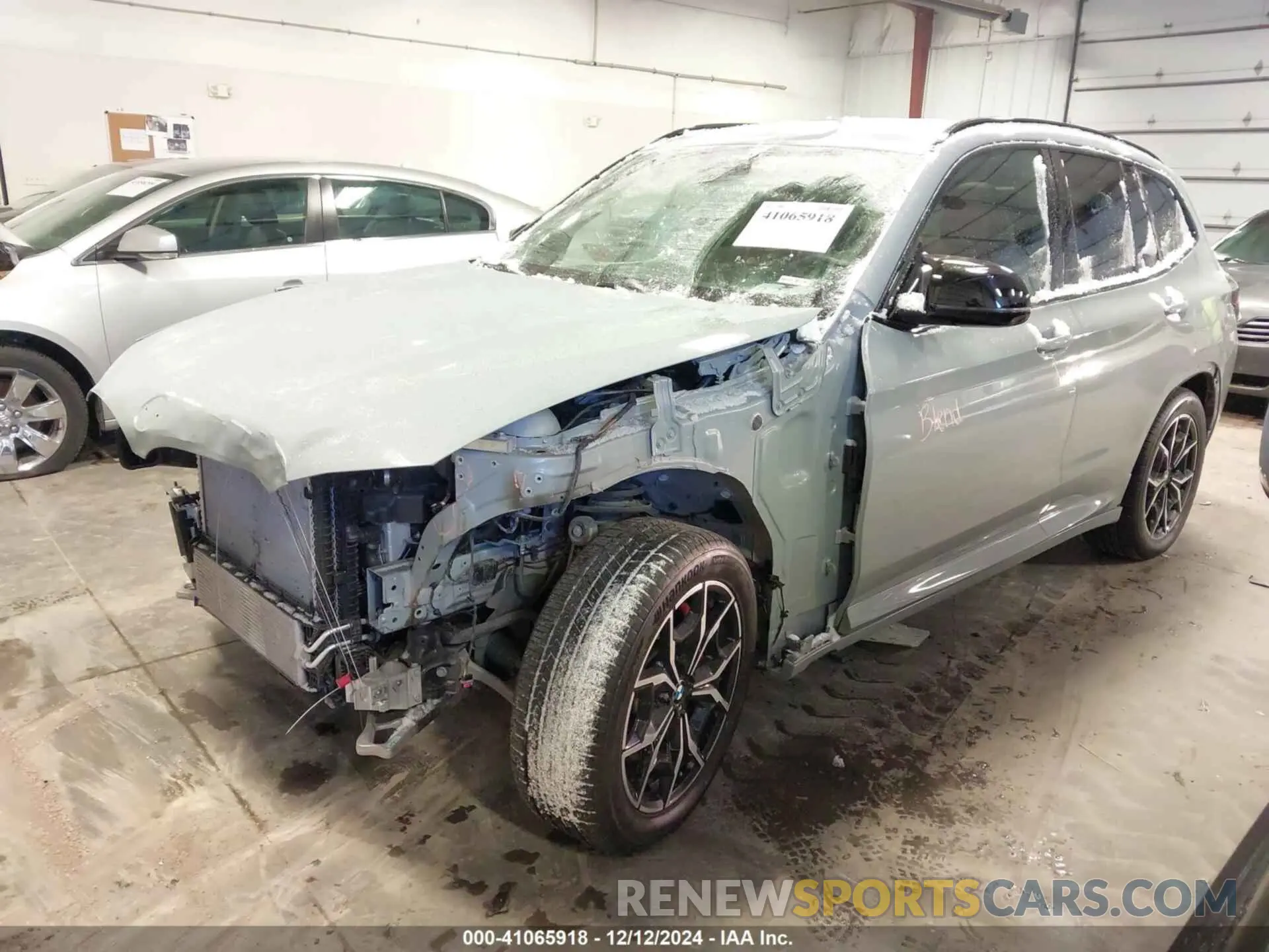 2 fotografías del automóvil dañado 5UX83DP03N9L39764 BMW X3 2022