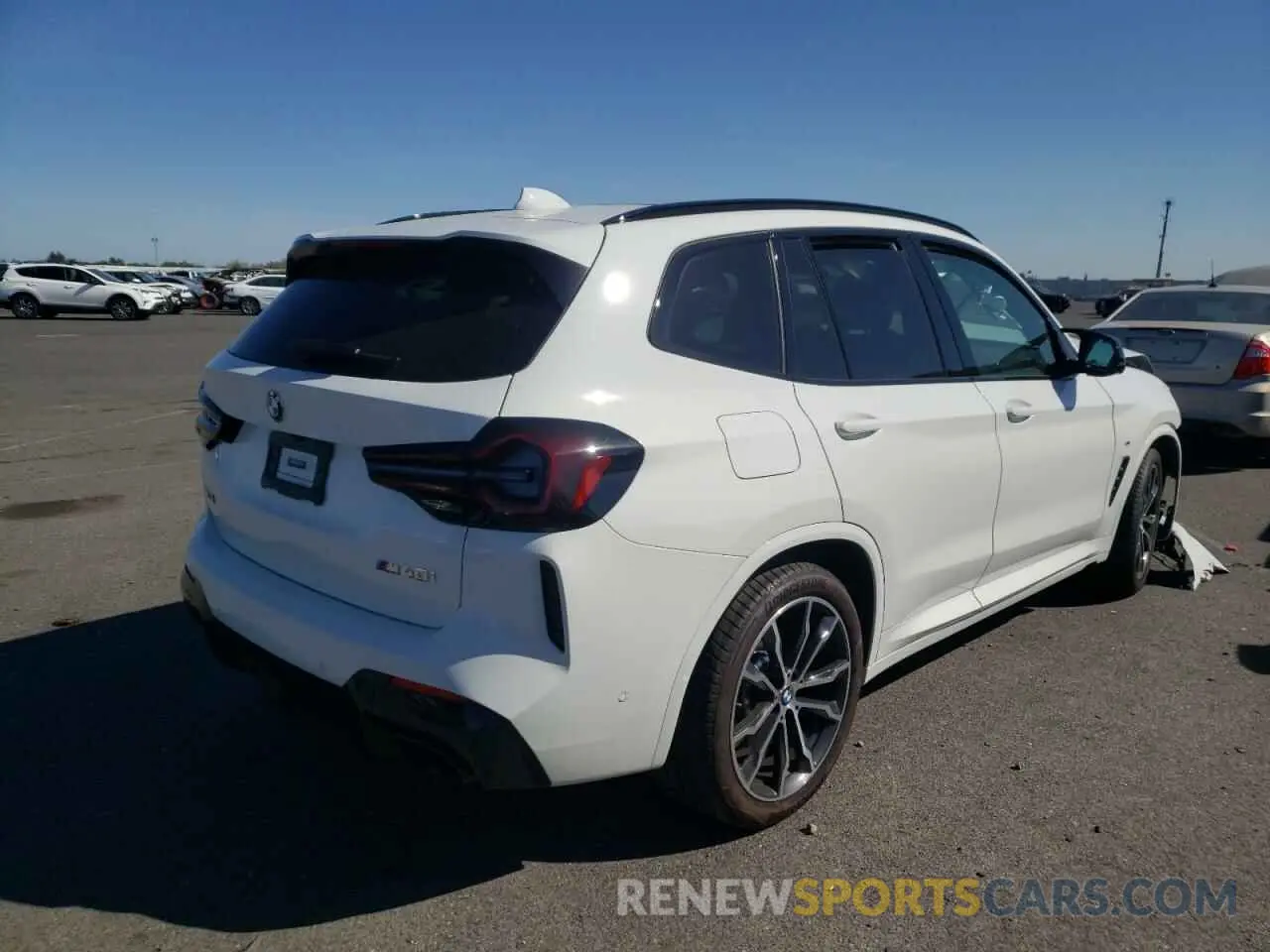 4 fotografías del automóvil dañado 5UX83DP07N9J20094 BMW X3 2022
