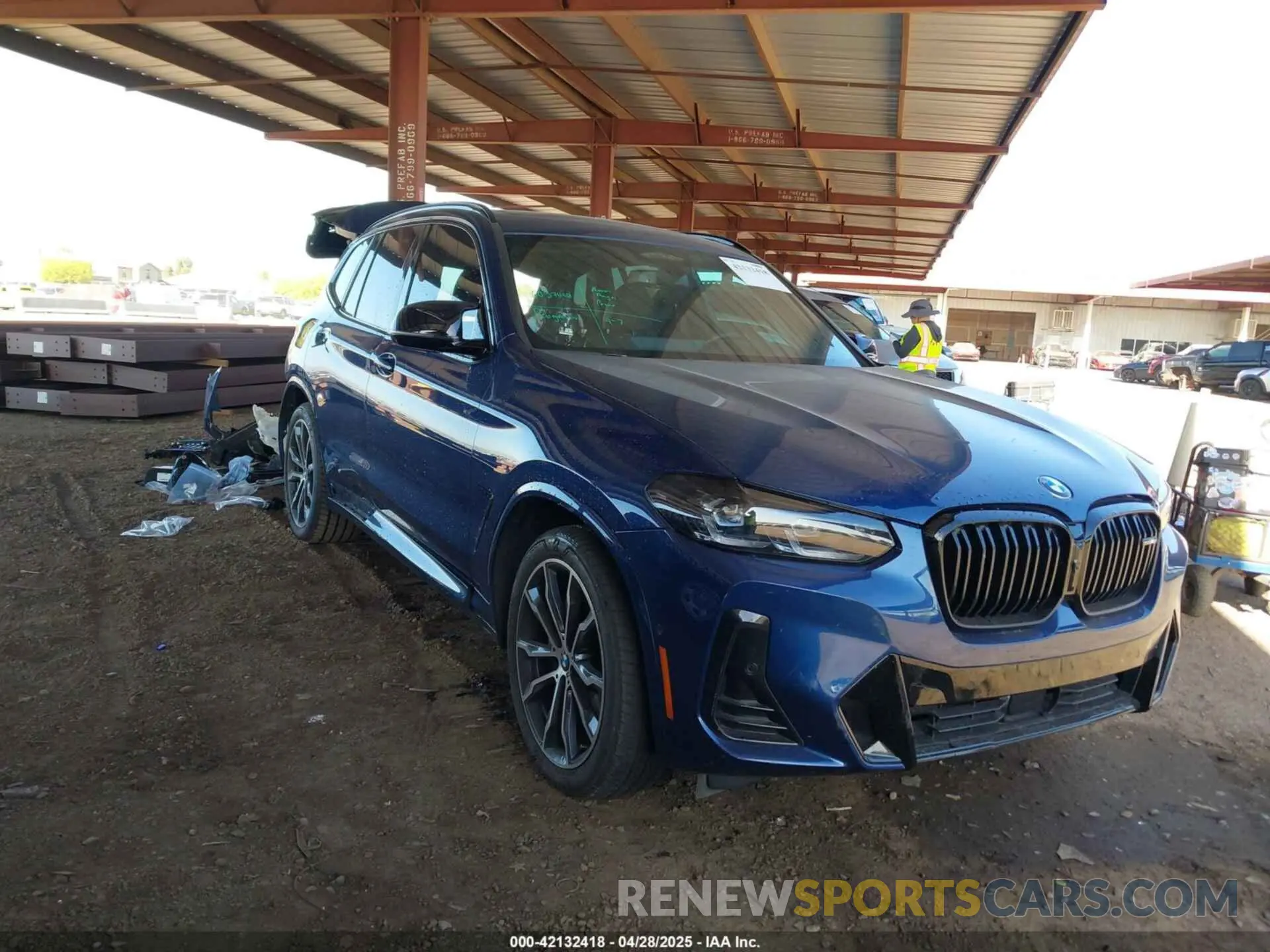 1 fotografías del automóvil dañado 5UX83DP07N9N22701 BMW X3 2022