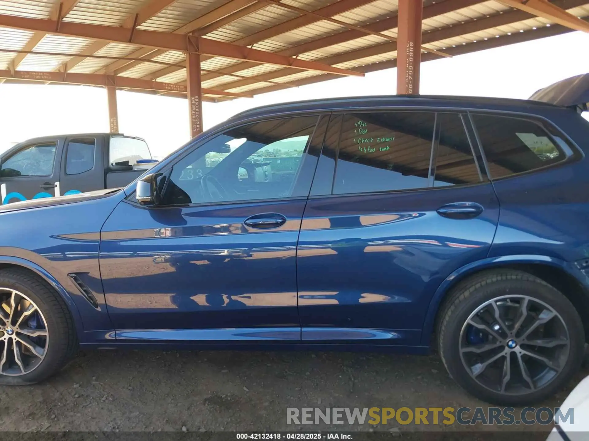 15 fotografías del automóvil dañado 5UX83DP07N9N22701 BMW X3 2022