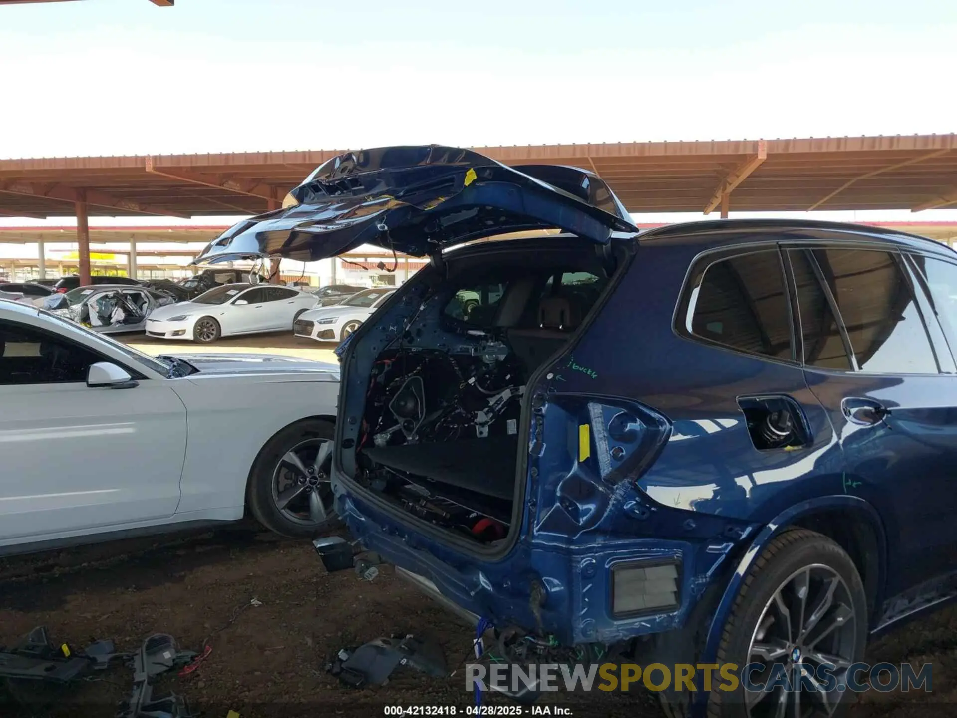 6 fotografías del automóvil dañado 5UX83DP07N9N22701 BMW X3 2022