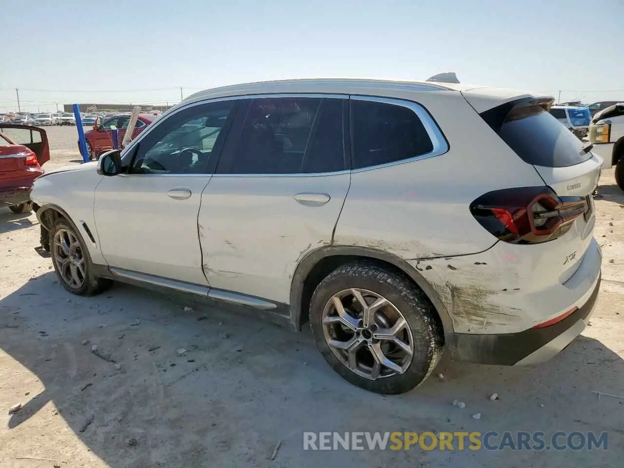 2 fotografías del automóvil dañado WBX47DP00NN173489 BMW X3 2022