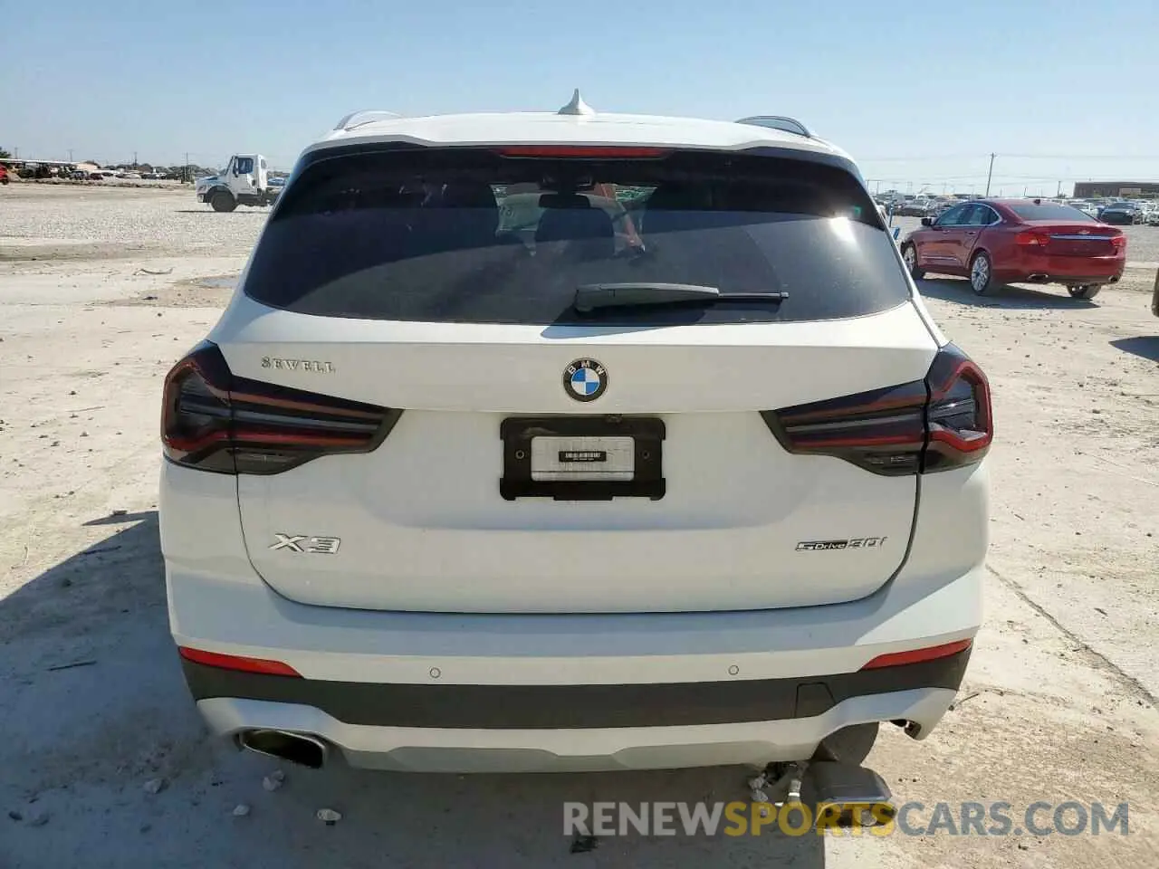 6 fotografías del automóvil dañado WBX47DP00NN173489 BMW X3 2022