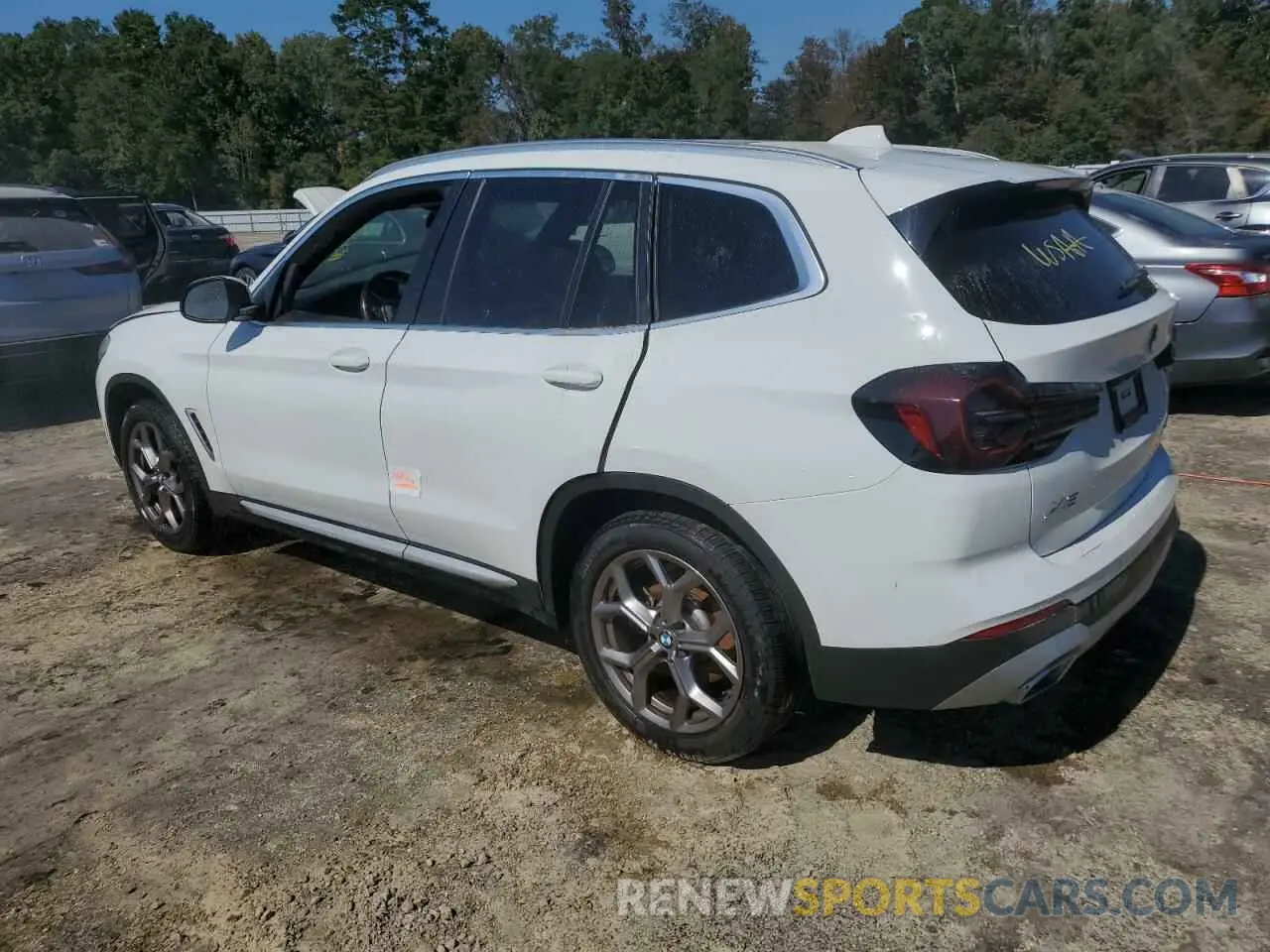 2 fotografías del automóvil dañado WBX47DP00NN186159 BMW X3 2022