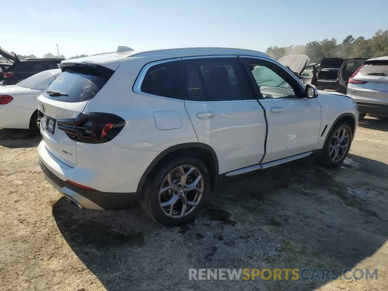 3 fotografías del automóvil dañado WBX47DP00NN186159 BMW X3 2022