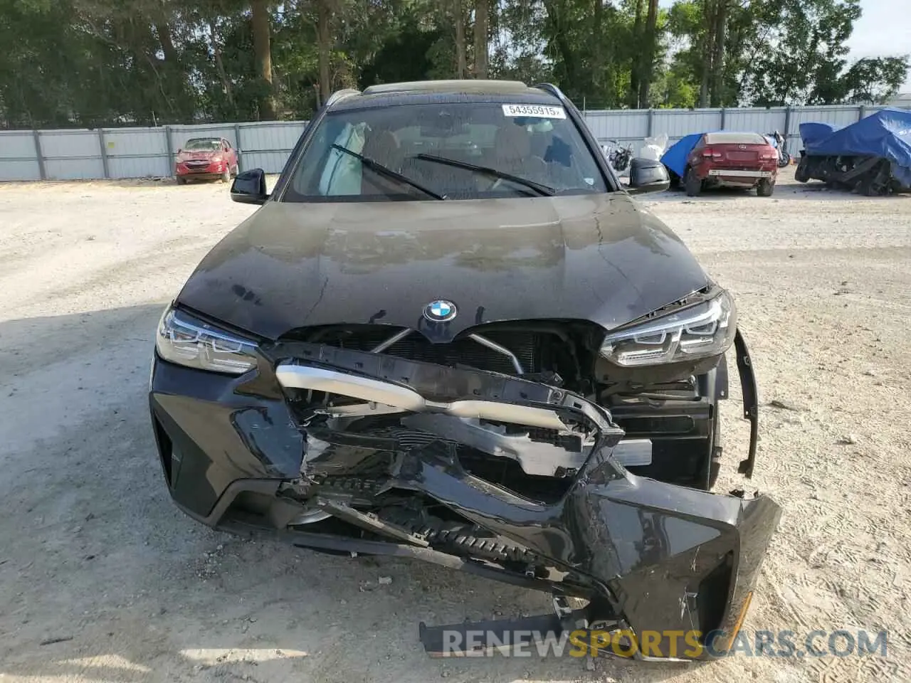 5 fotografías del automóvil dañado WBX47DP01NN172707 BMW X3 2022