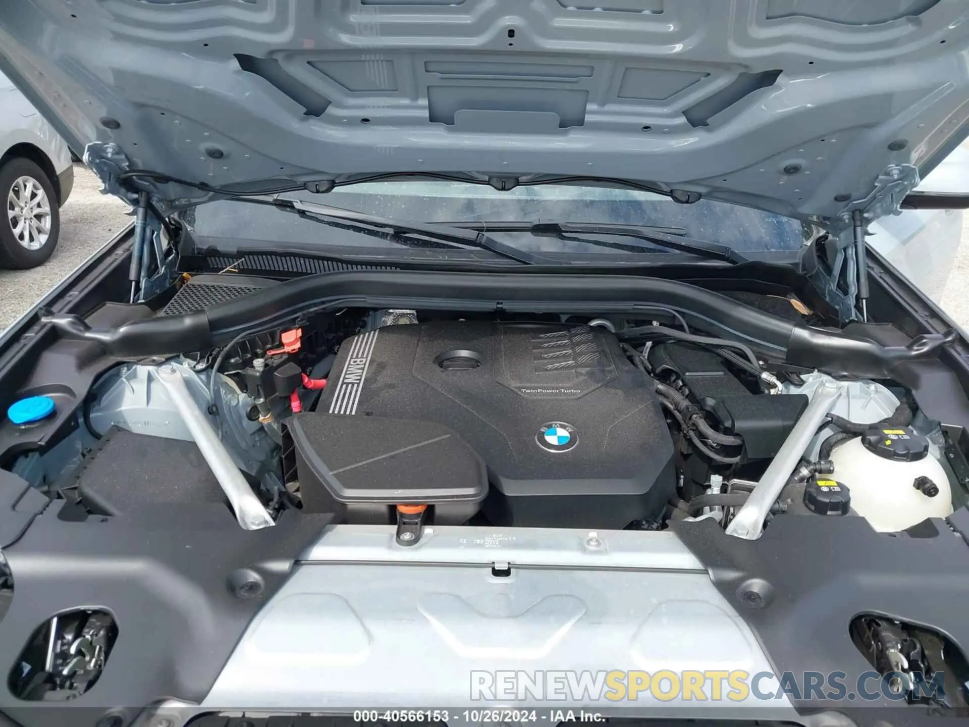 10 fotografías del automóvil dañado WBX47DP04NN174886 BMW X3 2022