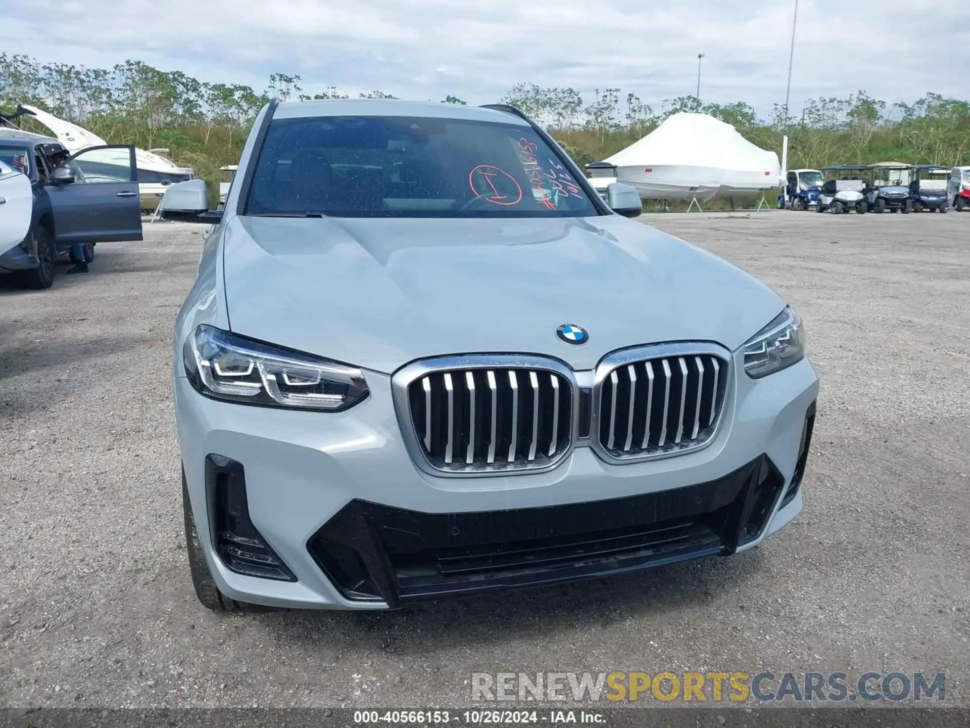 12 fotografías del automóvil dañado WBX47DP04NN174886 BMW X3 2022