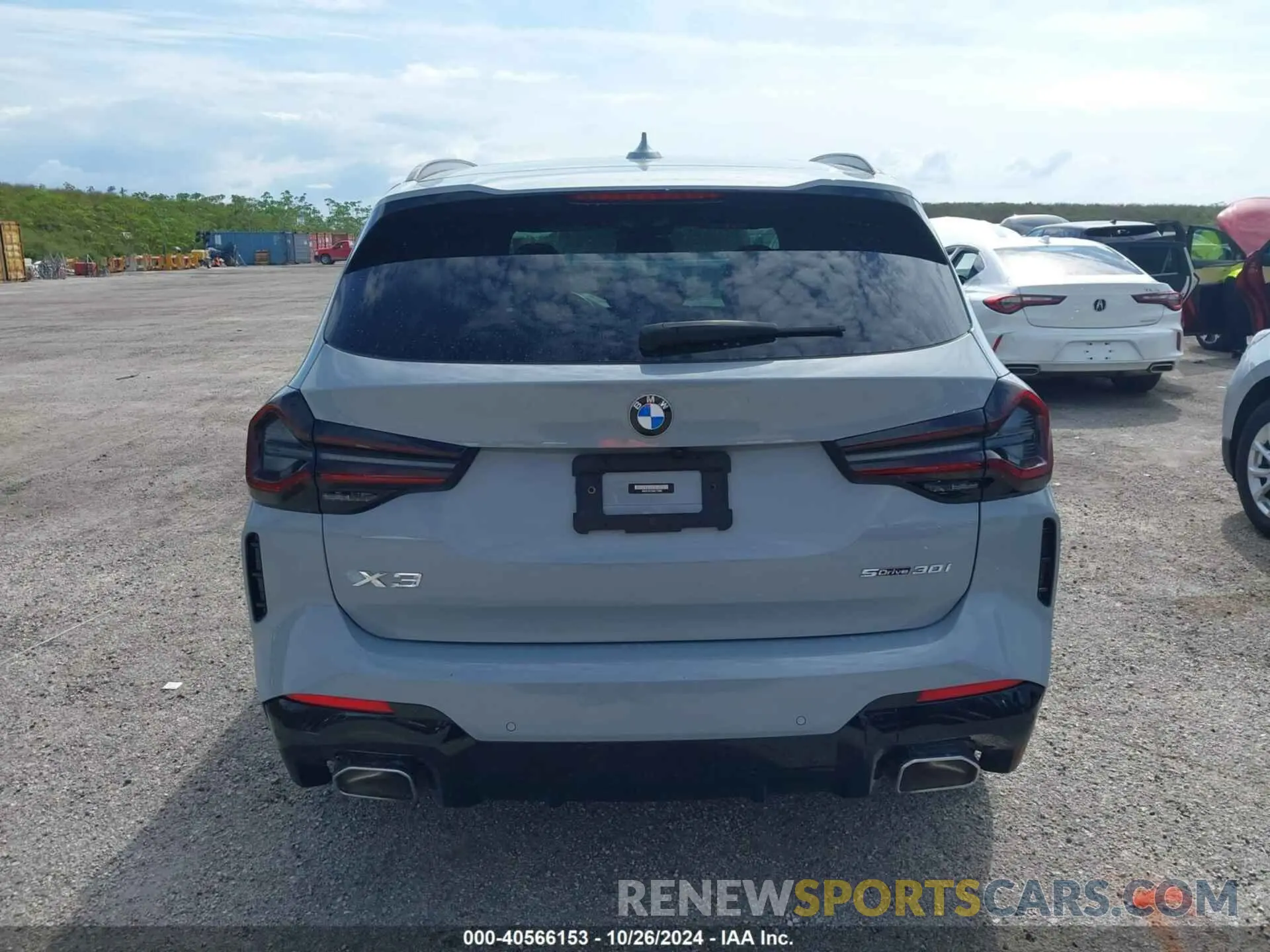 16 fotografías del automóvil dañado WBX47DP04NN174886 BMW X3 2022