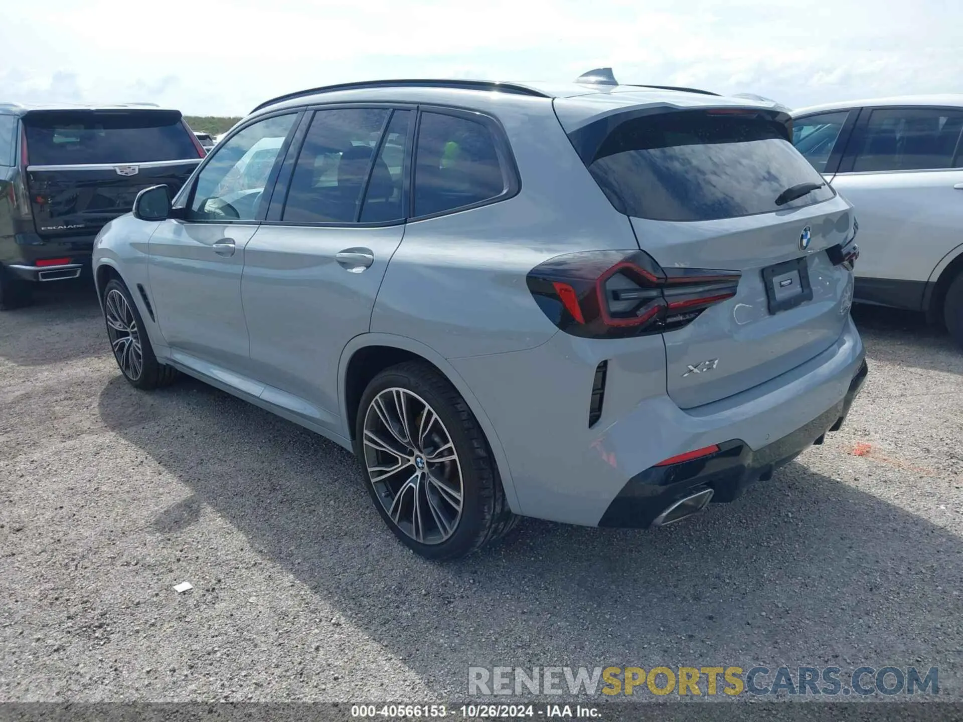 3 fotografías del automóvil dañado WBX47DP04NN174886 BMW X3 2022