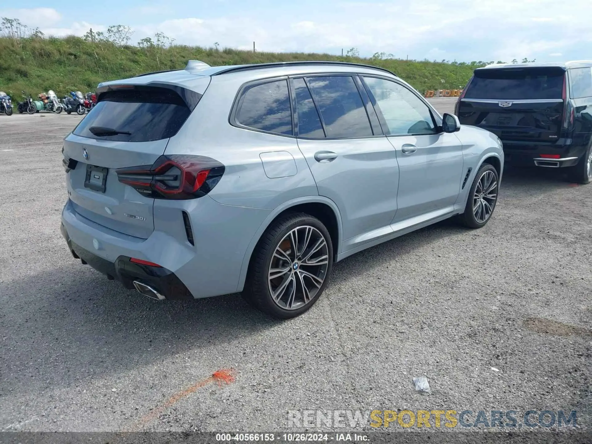 4 fotografías del automóvil dañado WBX47DP04NN174886 BMW X3 2022