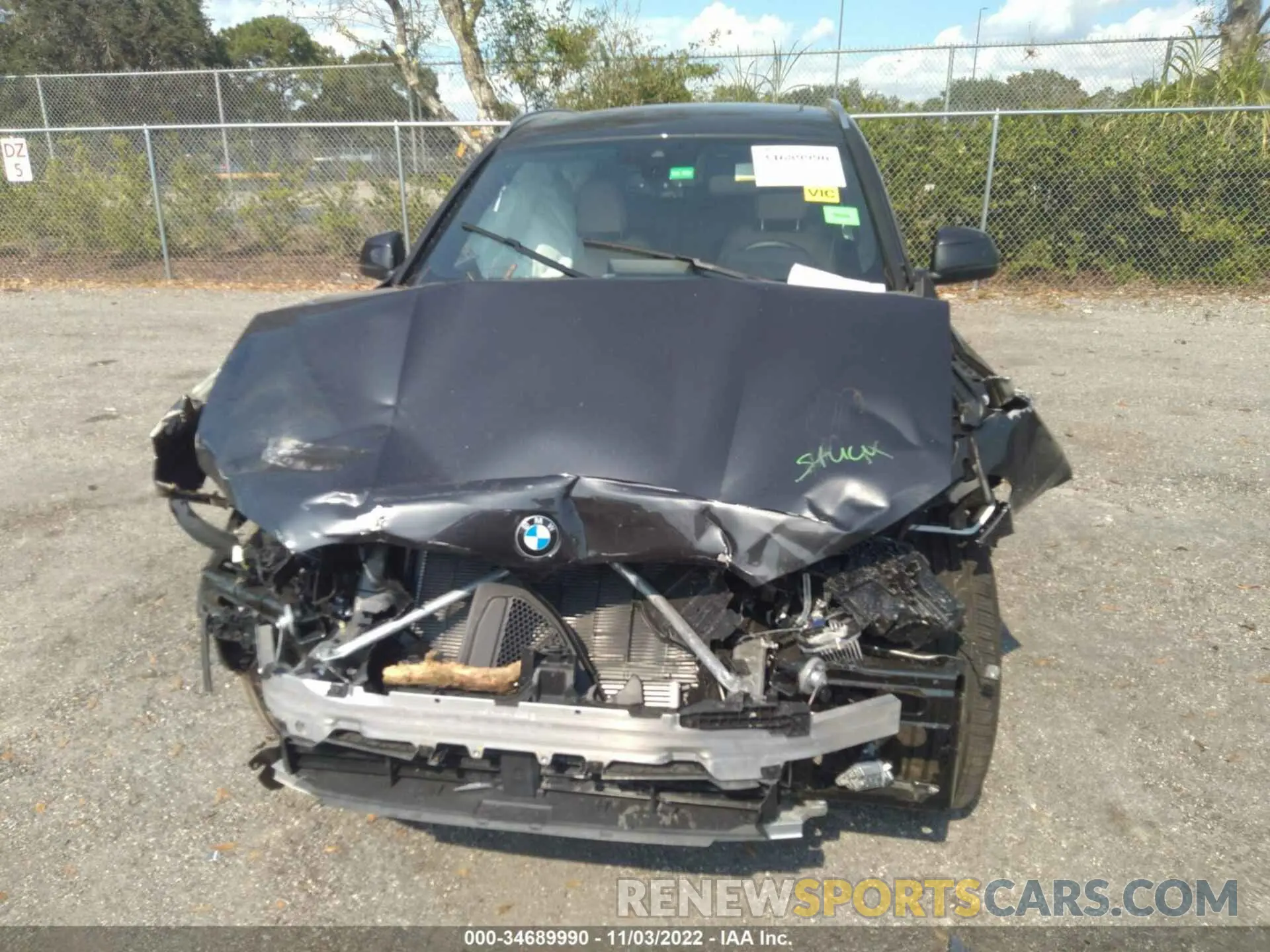 6 fotografías del automóvil dañado WBX47DP08NN147609 BMW X3 2022