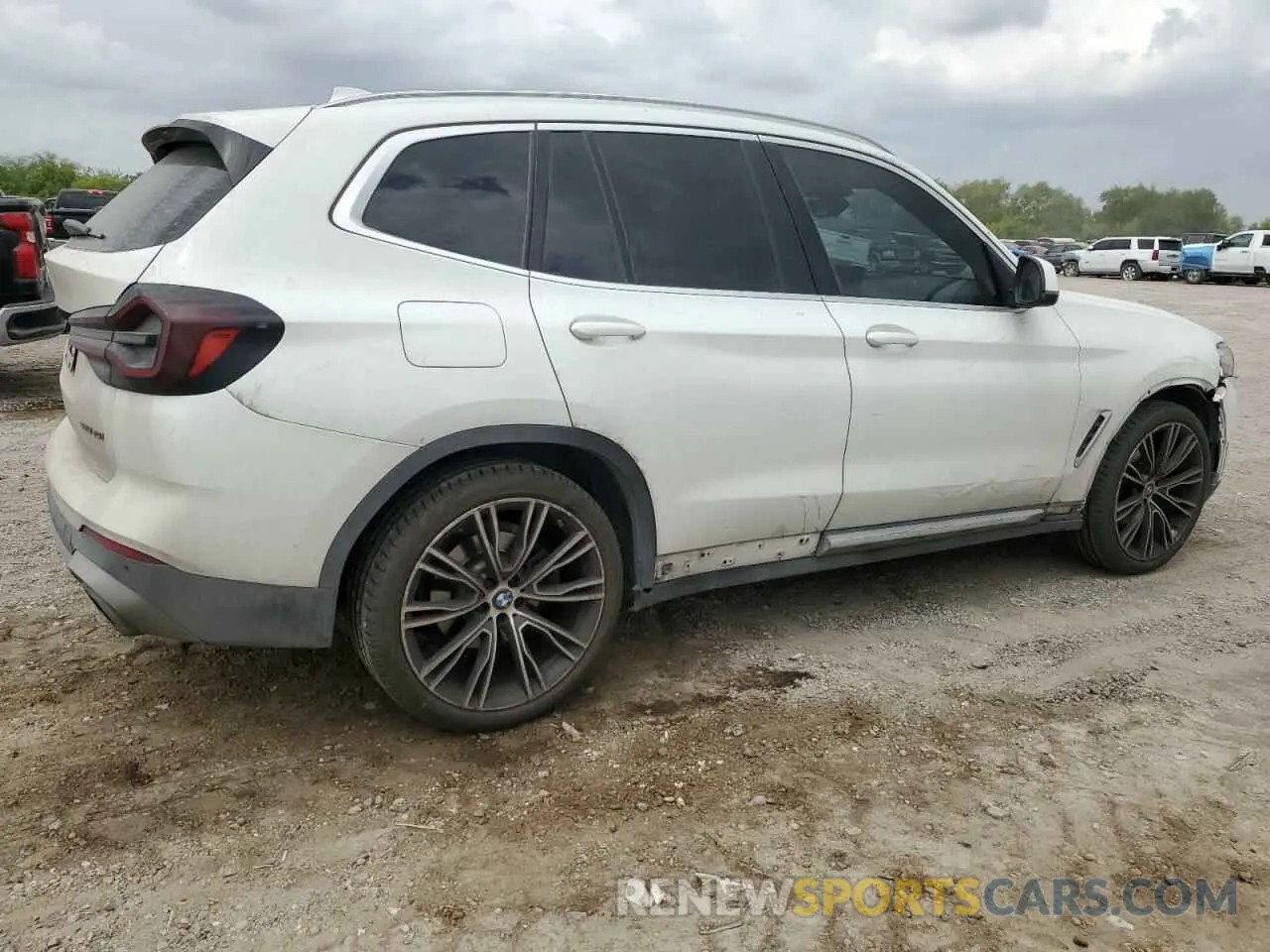 3 fotografías del automóvil dañado WBX47DP08NN165432 BMW X3 2022