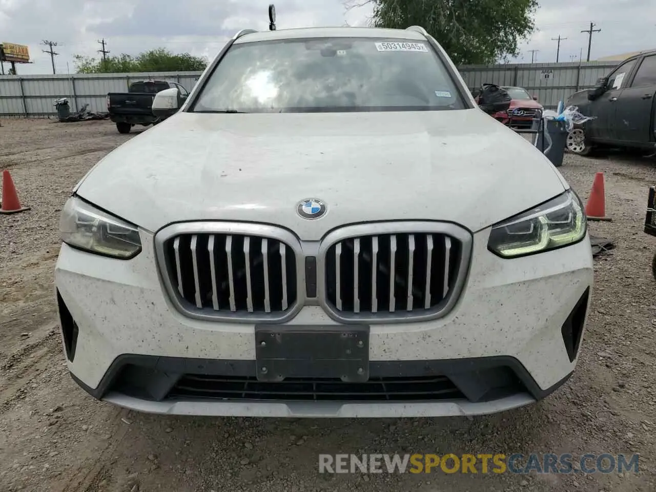 5 fotografías del automóvil dañado WBX47DP08NN165432 BMW X3 2022