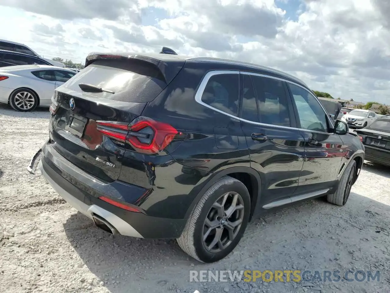 3 fotografías del automóvil dañado WBX47DP09NN163415 BMW X3 2022