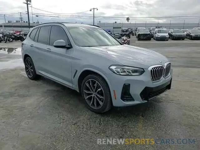 12 fotografías del automóvil dañado WBX47DP09NN176942 BMW X3 2022