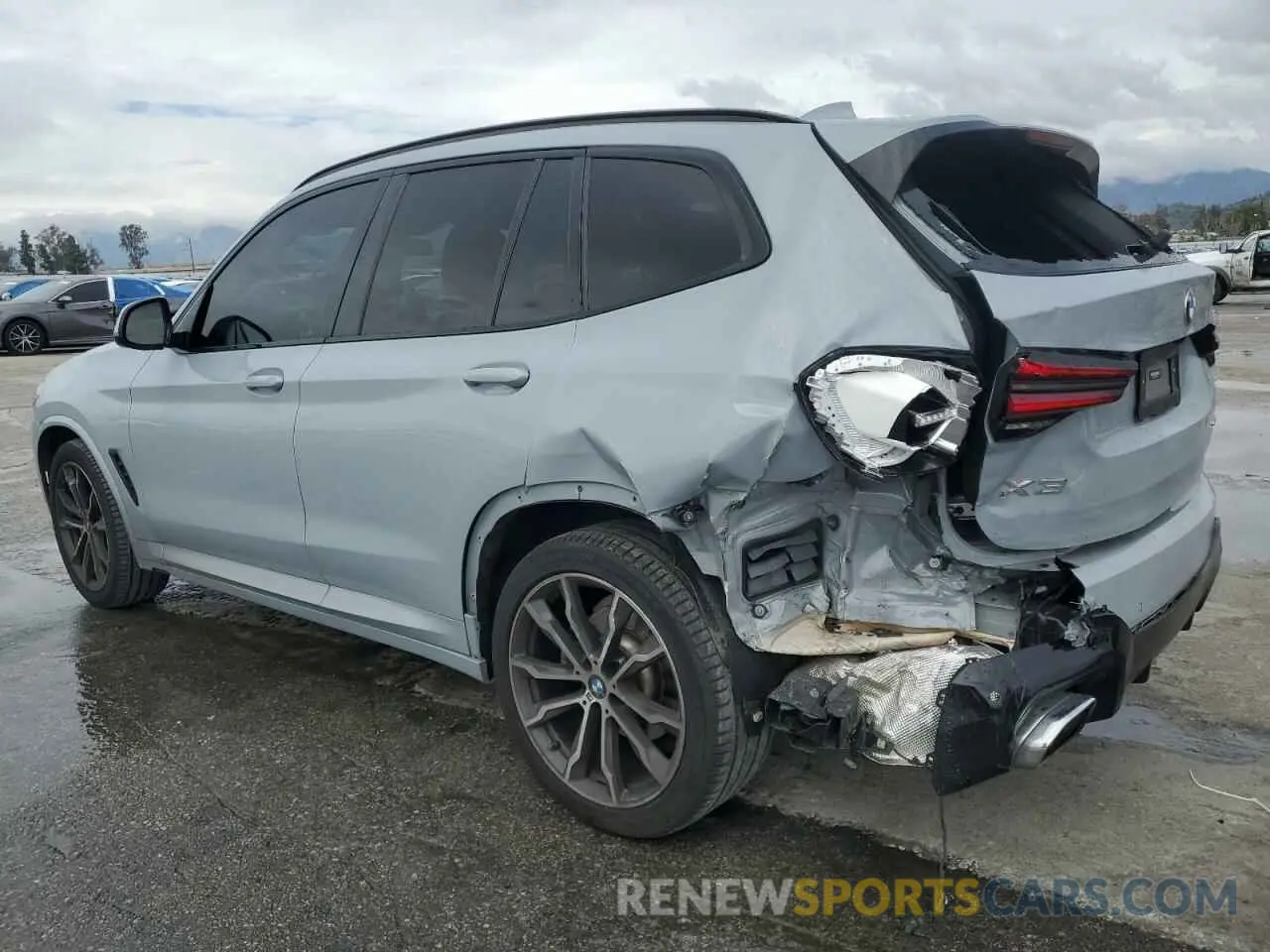 2 fotografías del automóvil dañado WBX47DP09NN176942 BMW X3 2022