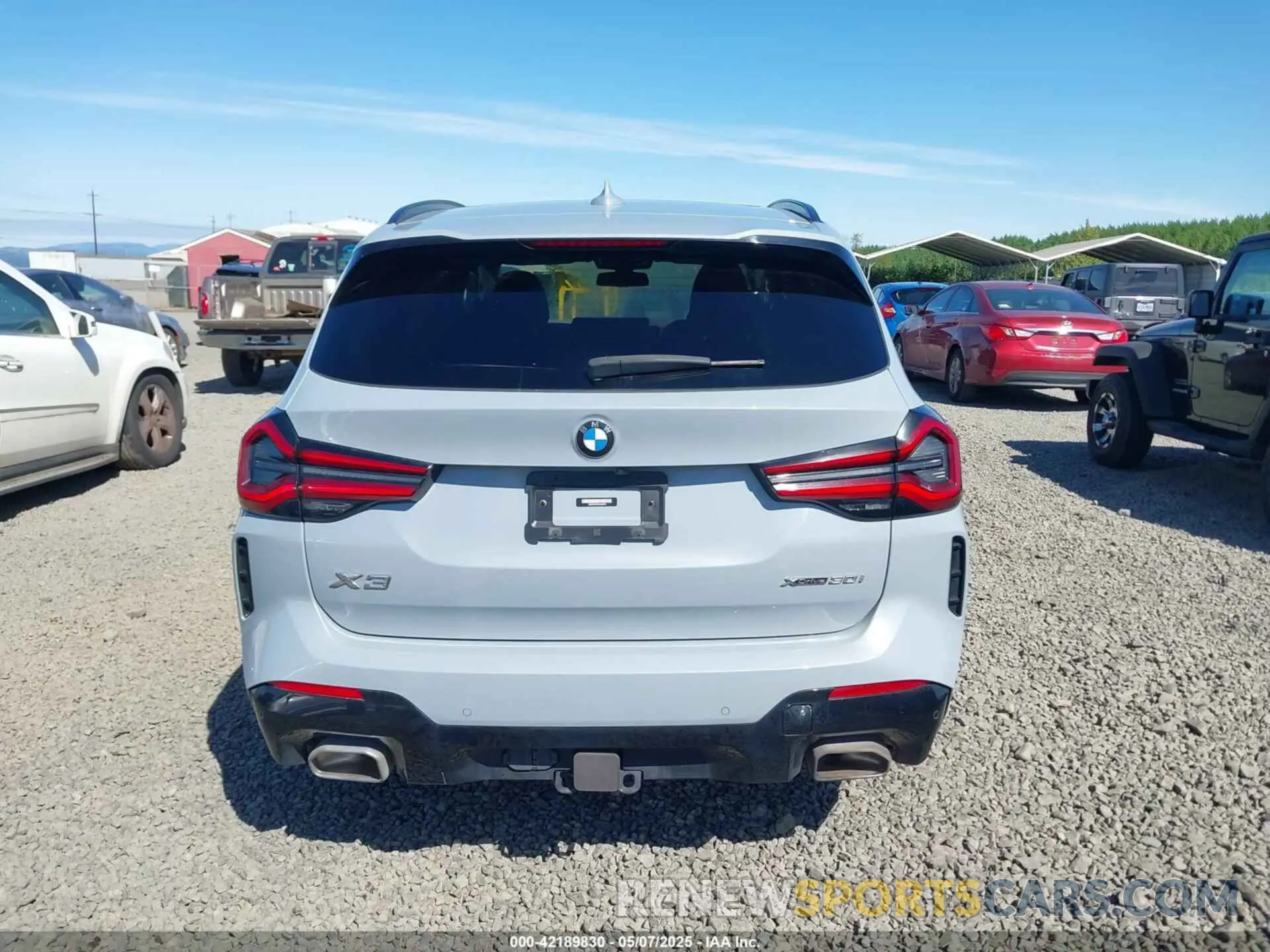 17 fotografías del automóvil dañado WBX57DP01NN163476 BMW X3 2022