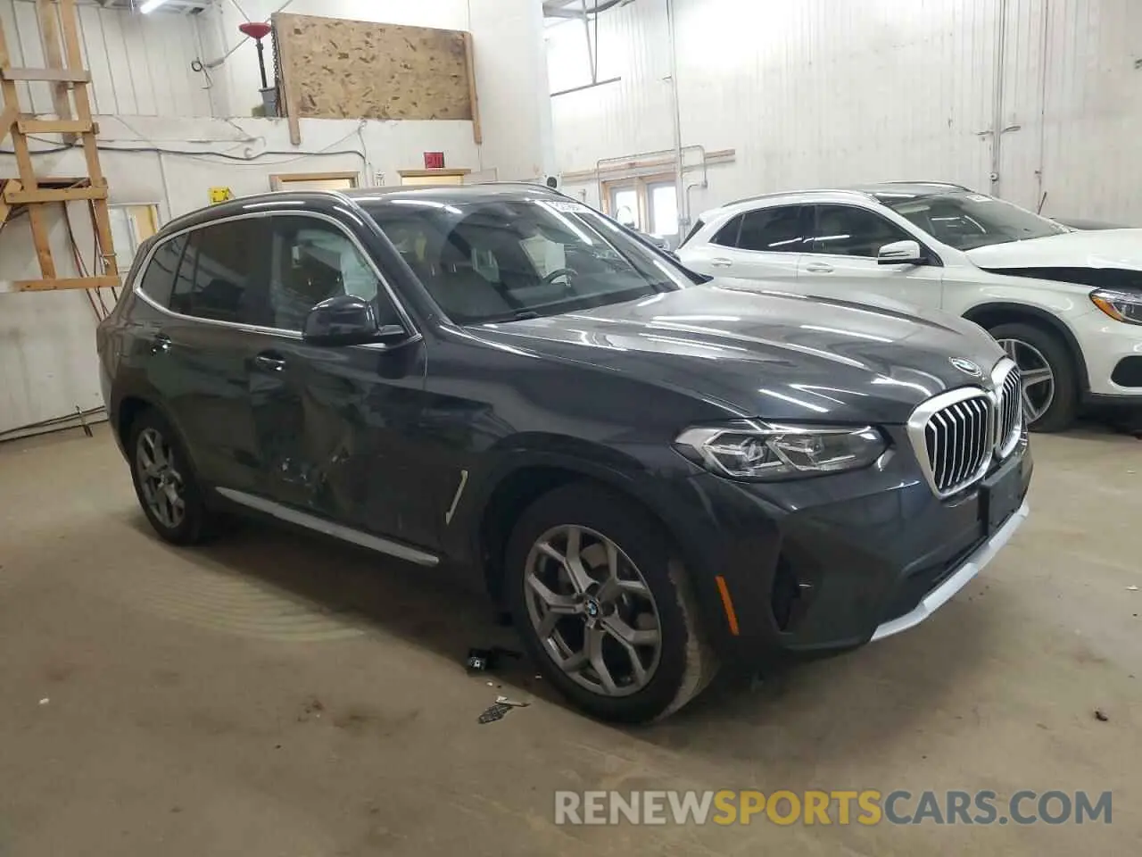 4 fotografías del automóvil dañado WBX57DP01NN177720 BMW X3 2022