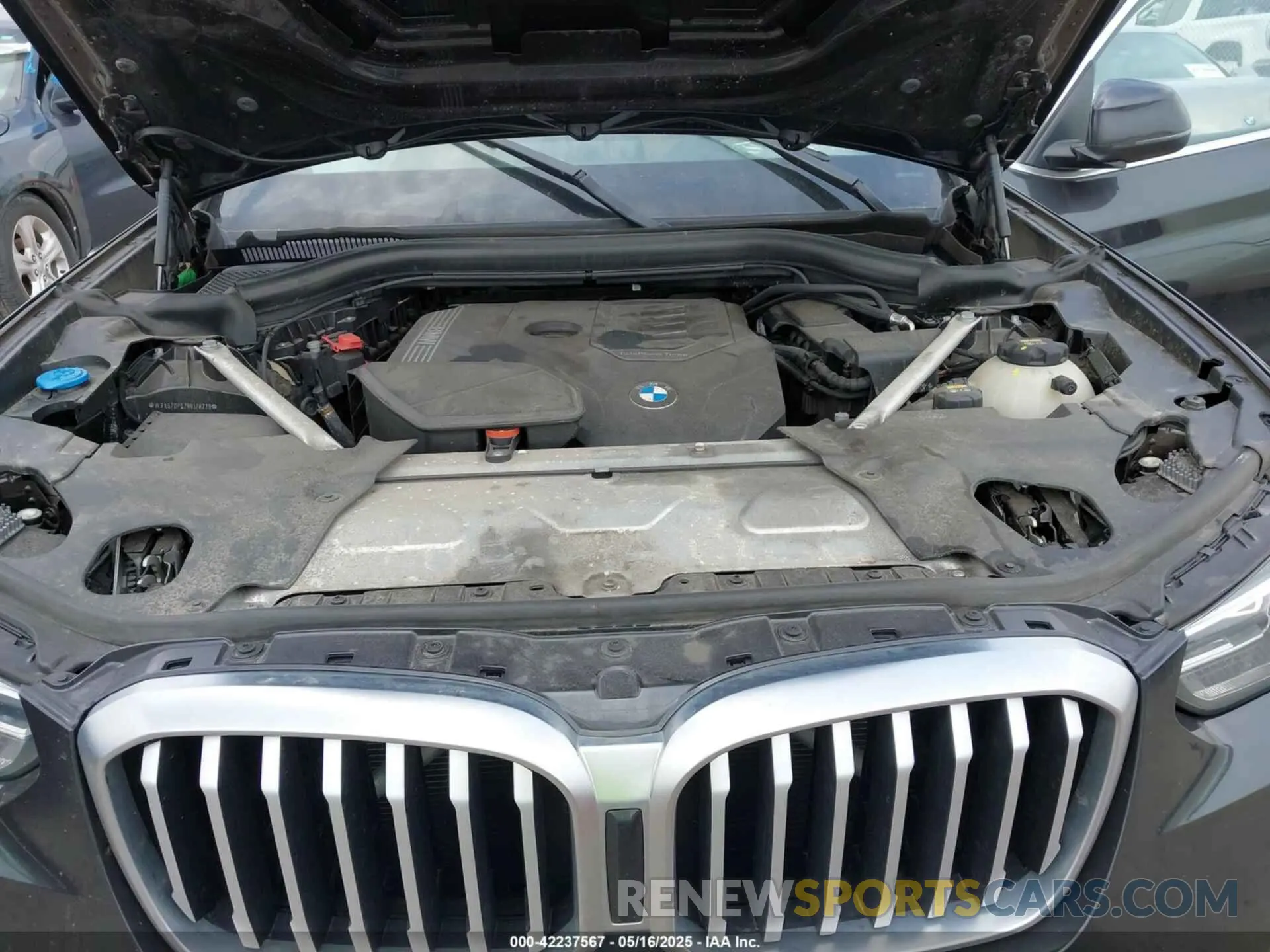 10 fotografías del automóvil dañado WBX57DP02NN178228 BMW X3 2022