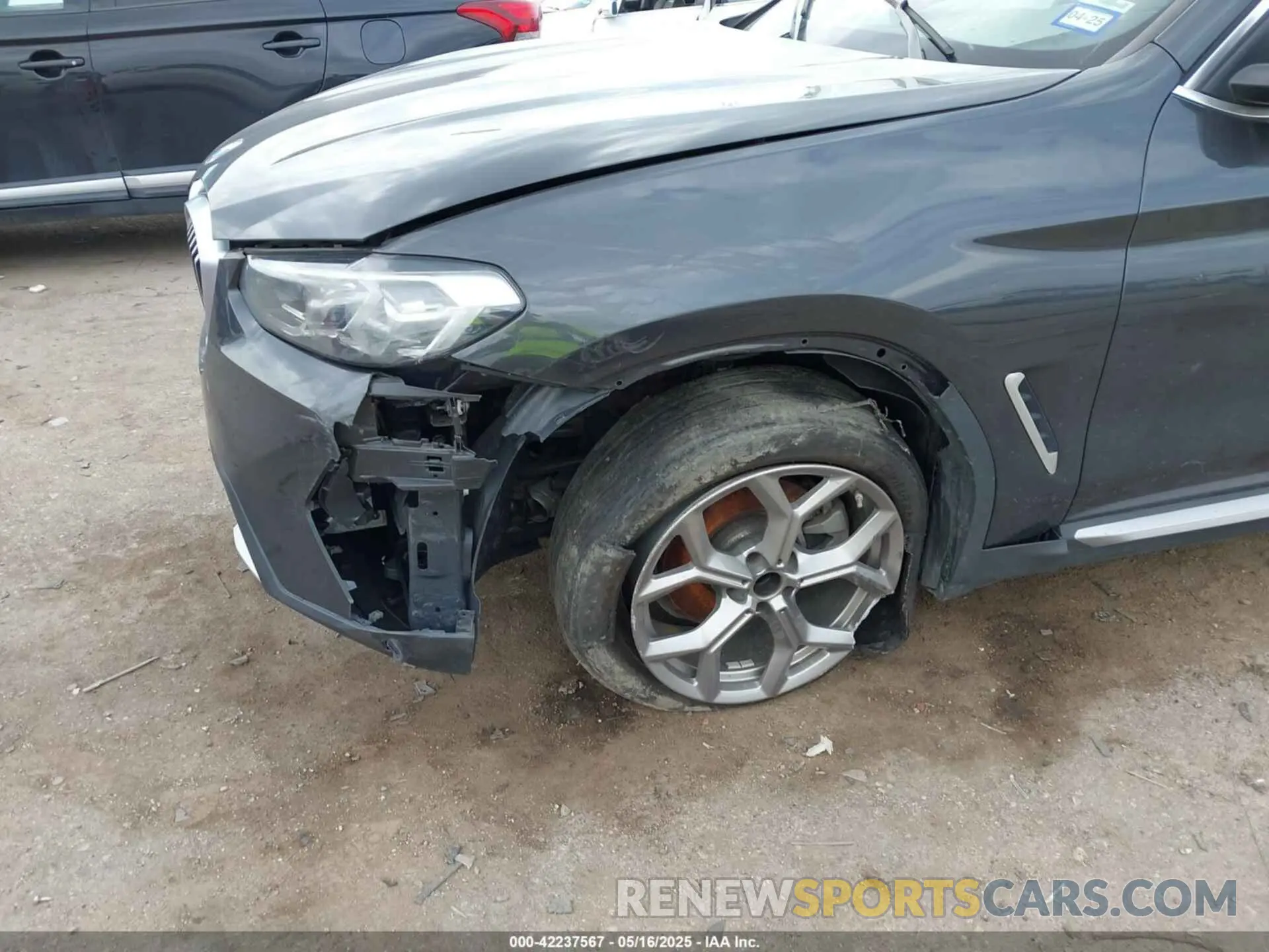 6 fotografías del automóvil dañado WBX57DP02NN178228 BMW X3 2022