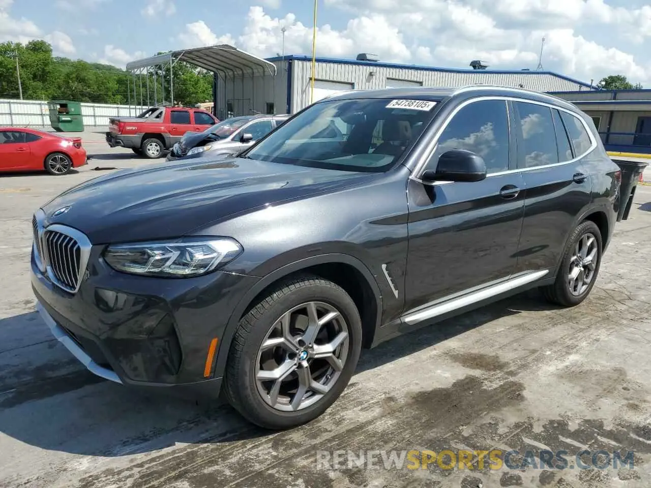 1 fotografías del automóvil dañado WBX57DP03NN184734 BMW X3 2022