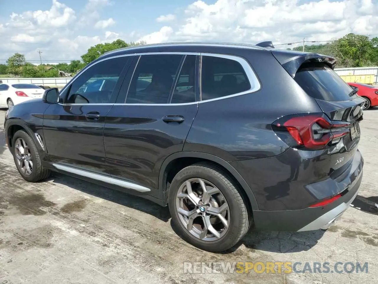 2 fotografías del automóvil dañado WBX57DP03NN184734 BMW X3 2022