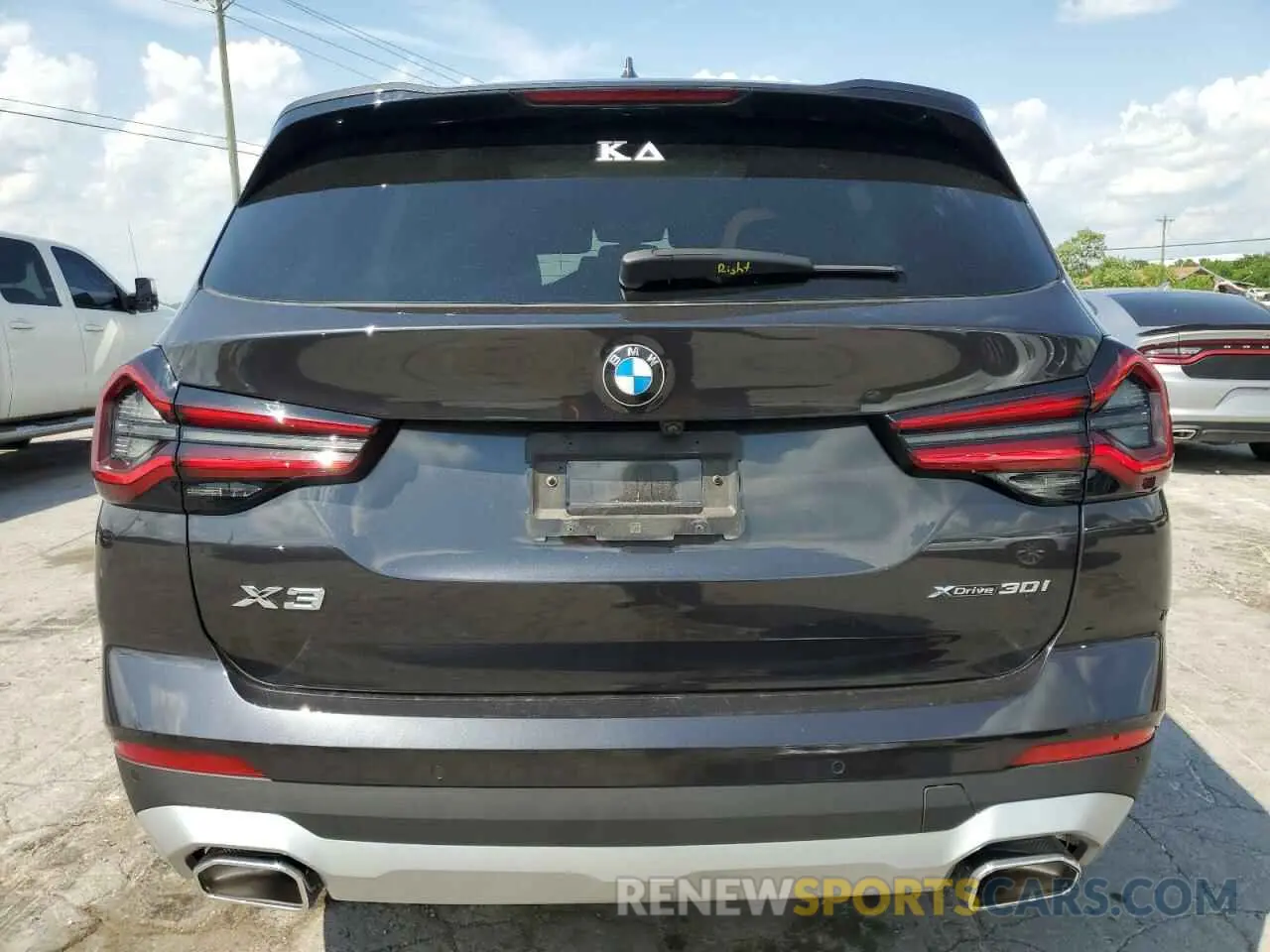 6 fotografías del automóvil dañado WBX57DP03NN184734 BMW X3 2022
