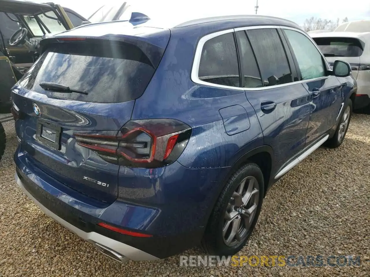 4 fotografías del automóvil dañado WBX57DP06NN169192 BMW X3 2022