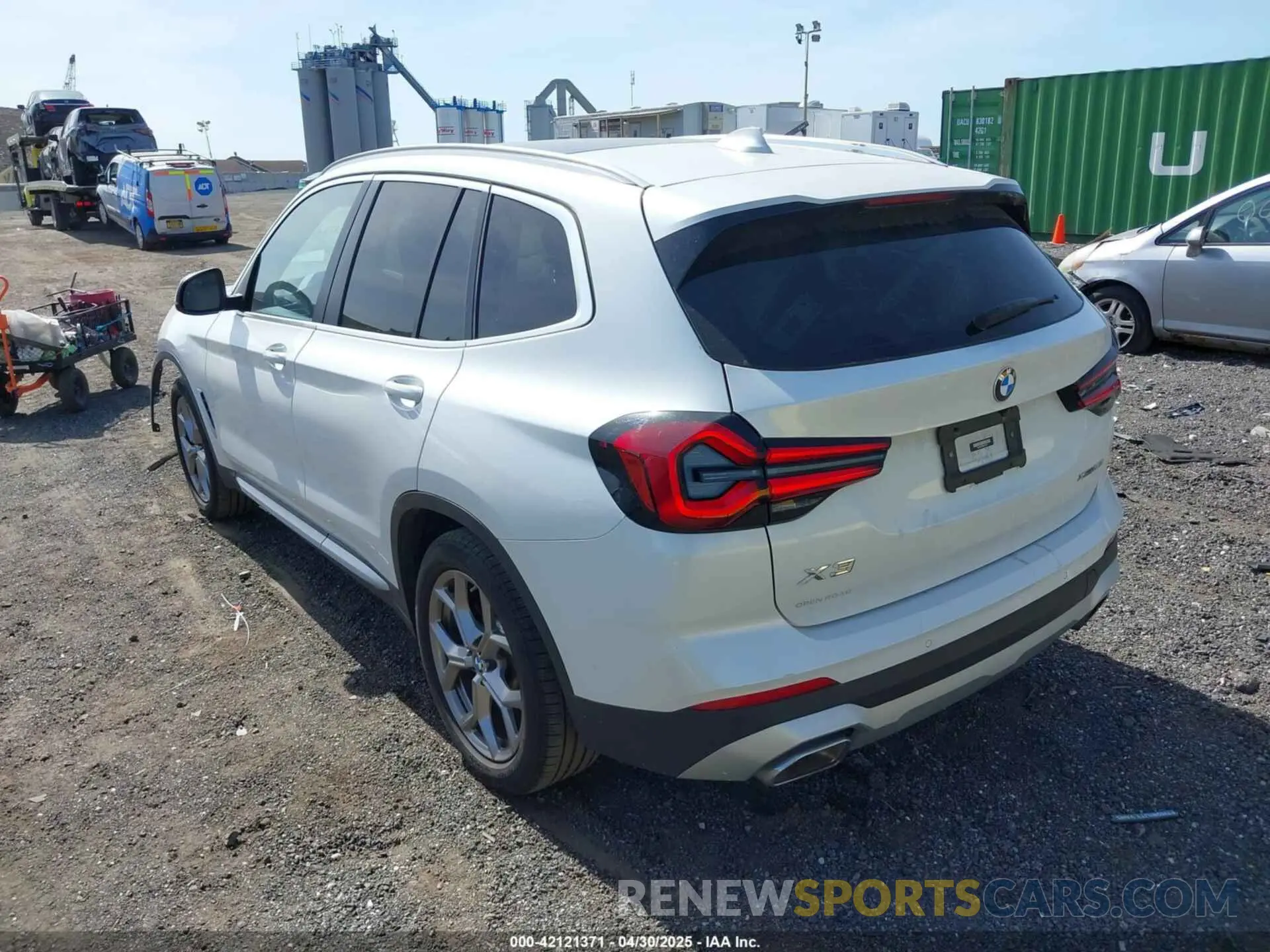 3 fotografías del automóvil dañado WBX57DP06NN172447 BMW X3 2022