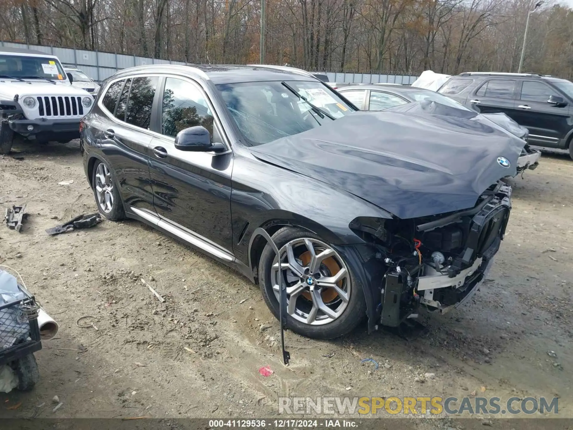 1 fotografías del automóvil dañado WBX57DP07NN154281 BMW X3 2022