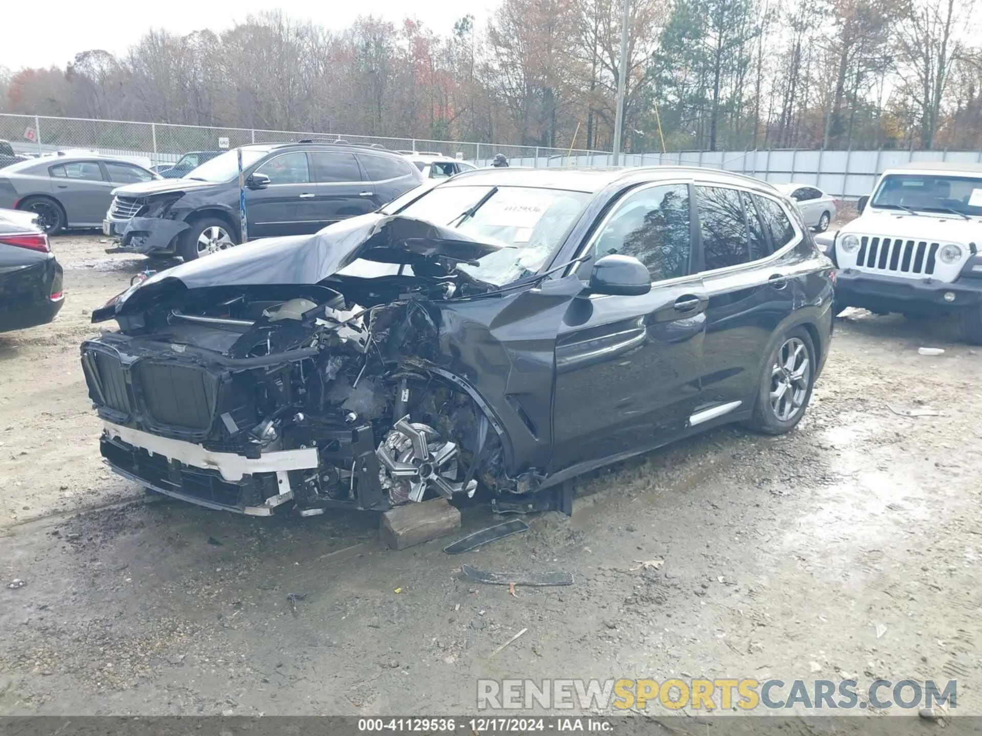2 fotografías del automóvil dañado WBX57DP07NN154281 BMW X3 2022