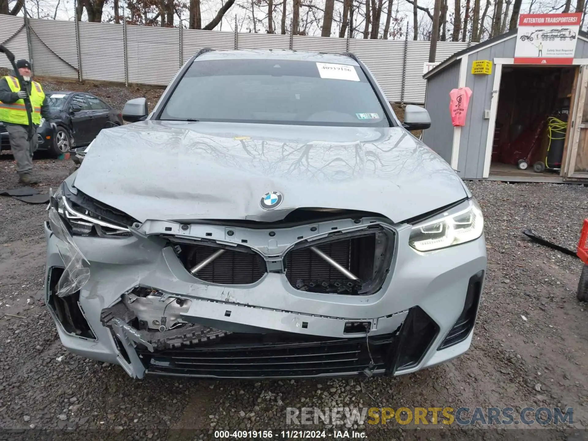 12 fotografías del automóvil dañado WBX57DP07NN184980 BMW X3 2022