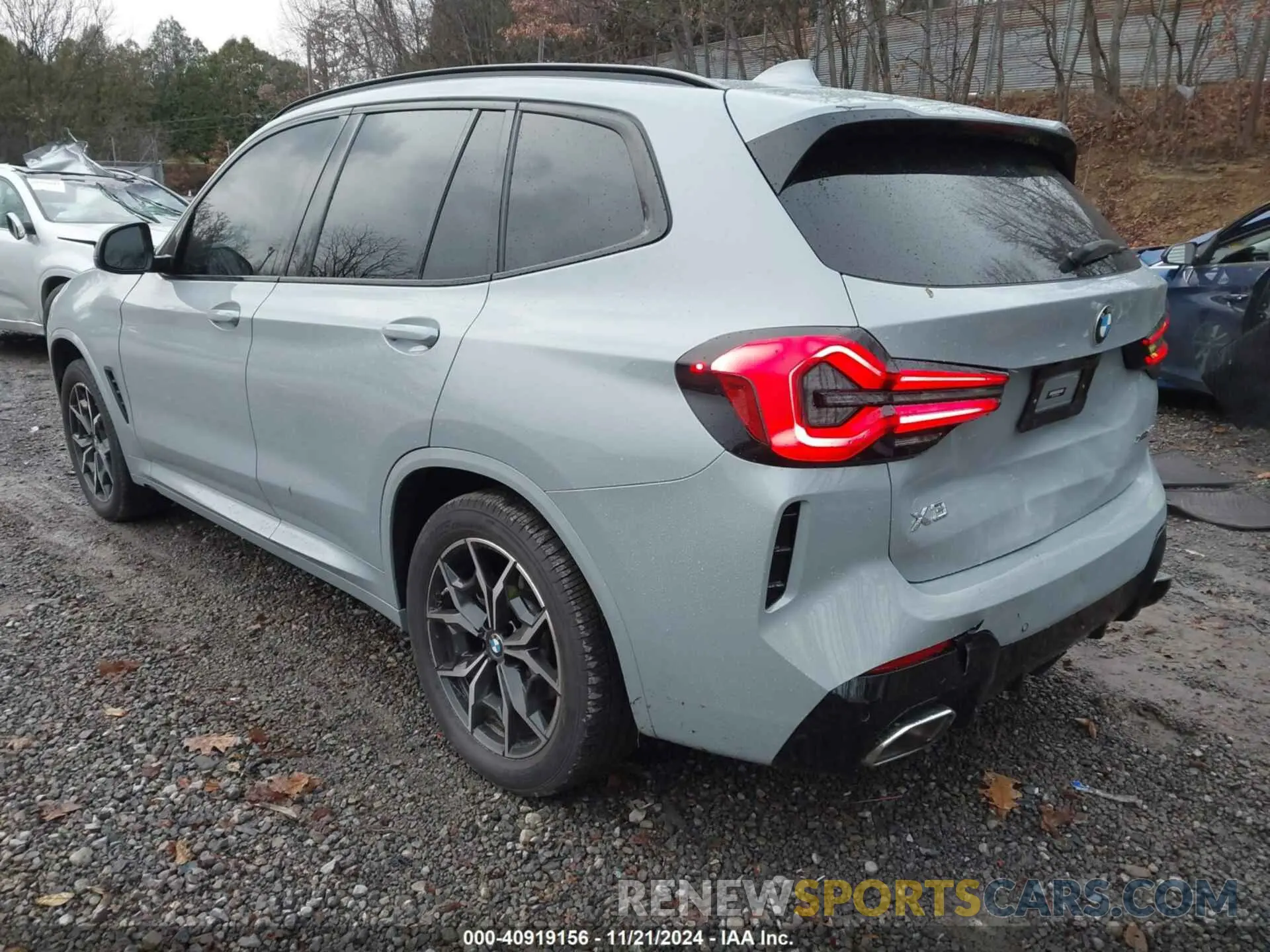 3 fotografías del automóvil dañado WBX57DP07NN184980 BMW X3 2022
