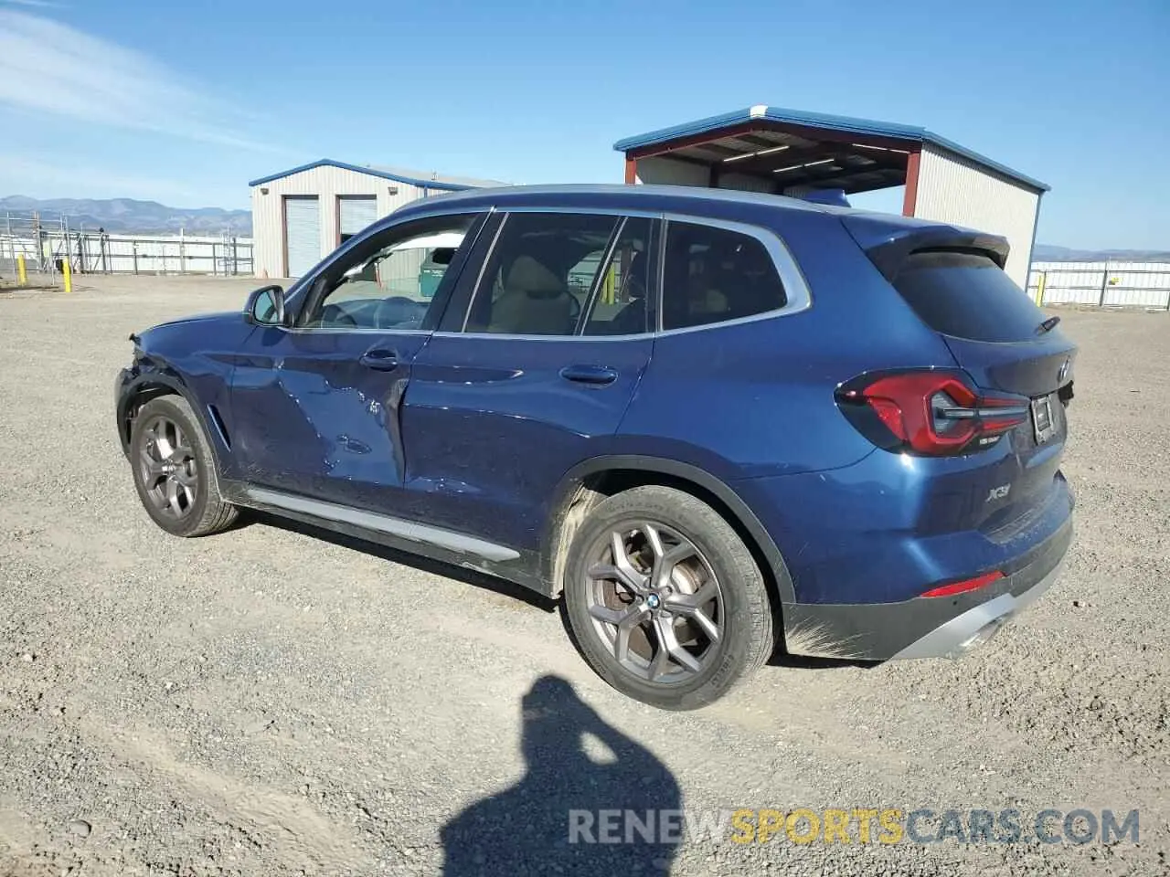 2 fotografías del automóvil dañado WBX57DP08NN176449 BMW X3 2022