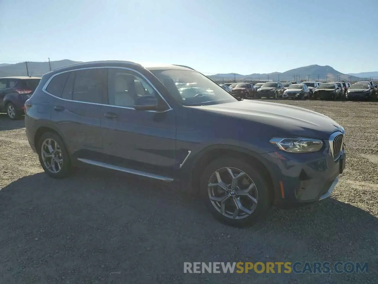 4 fotografías del automóvil dañado WBX57DP08NN176449 BMW X3 2022