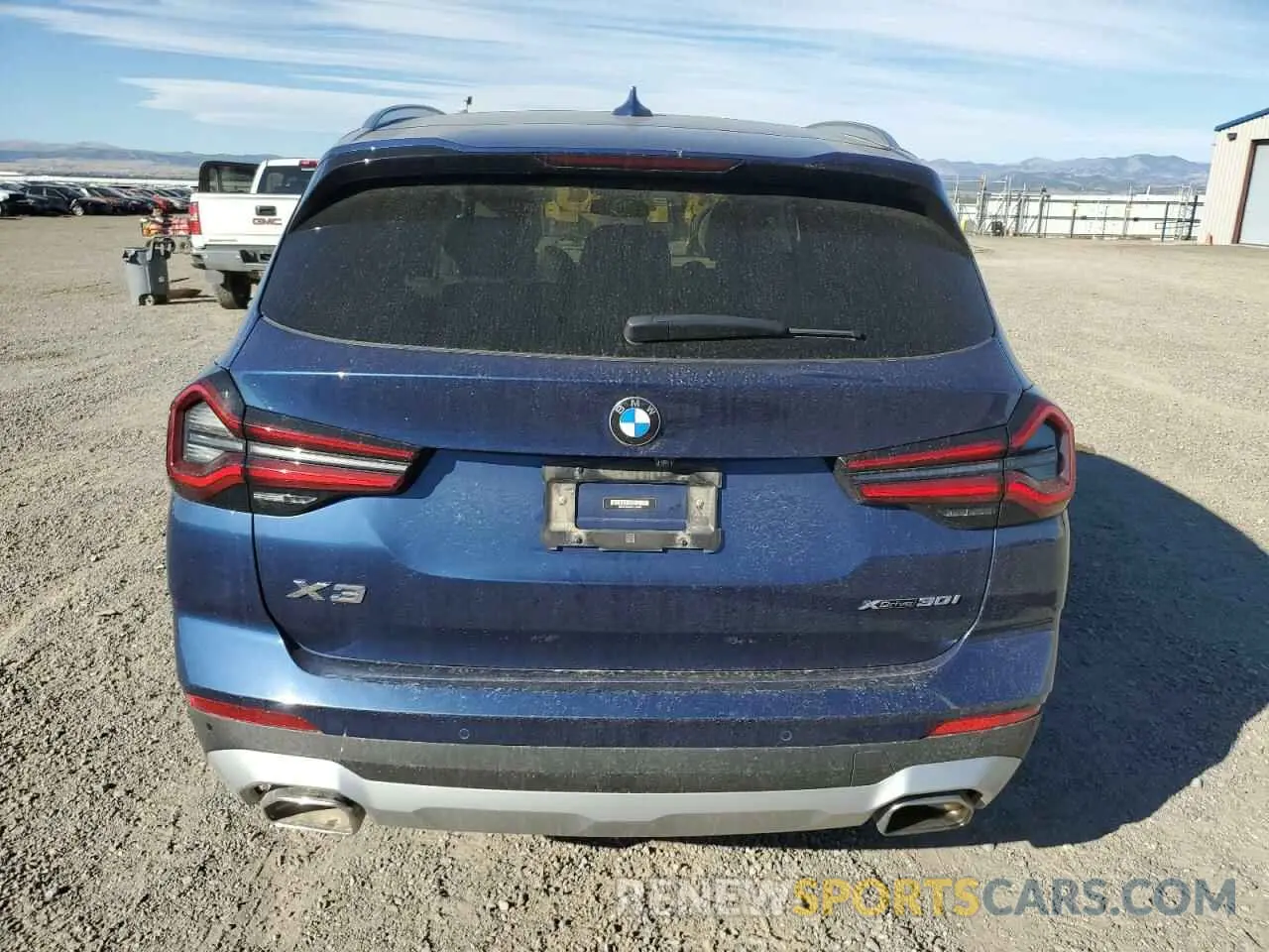 6 fotografías del automóvil dañado WBX57DP08NN176449 BMW X3 2022