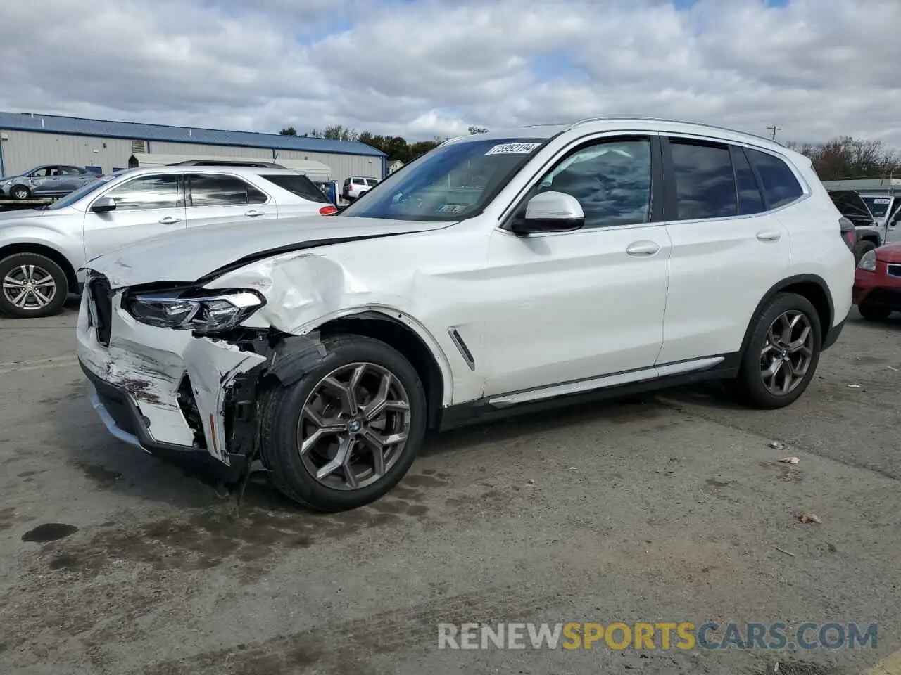 1 fotografías del automóvil dañado WBX57DP0XNN160141 BMW X3 2022