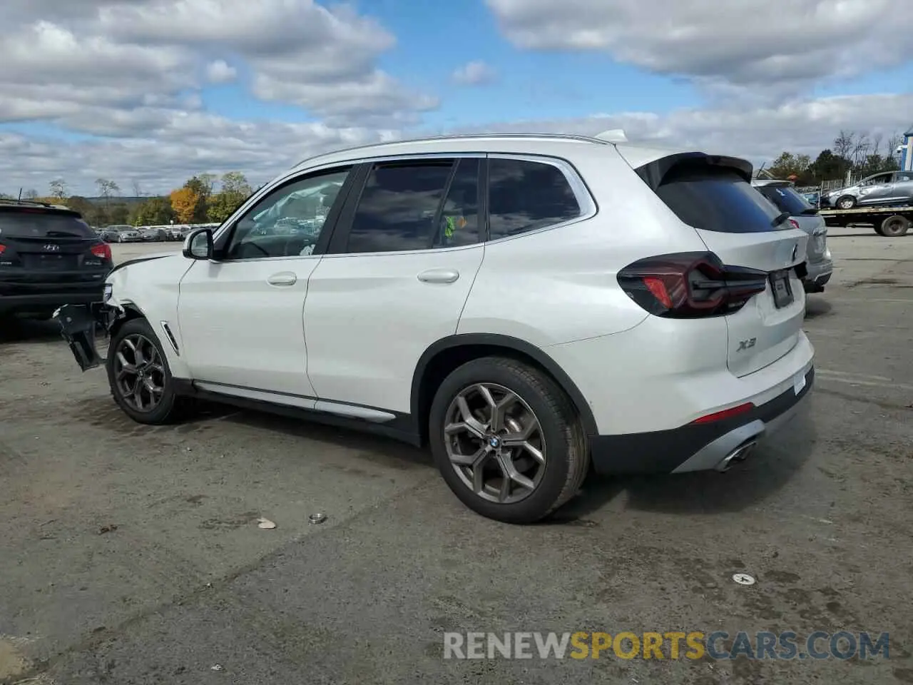 2 fotografías del automóvil dañado WBX57DP0XNN160141 BMW X3 2022