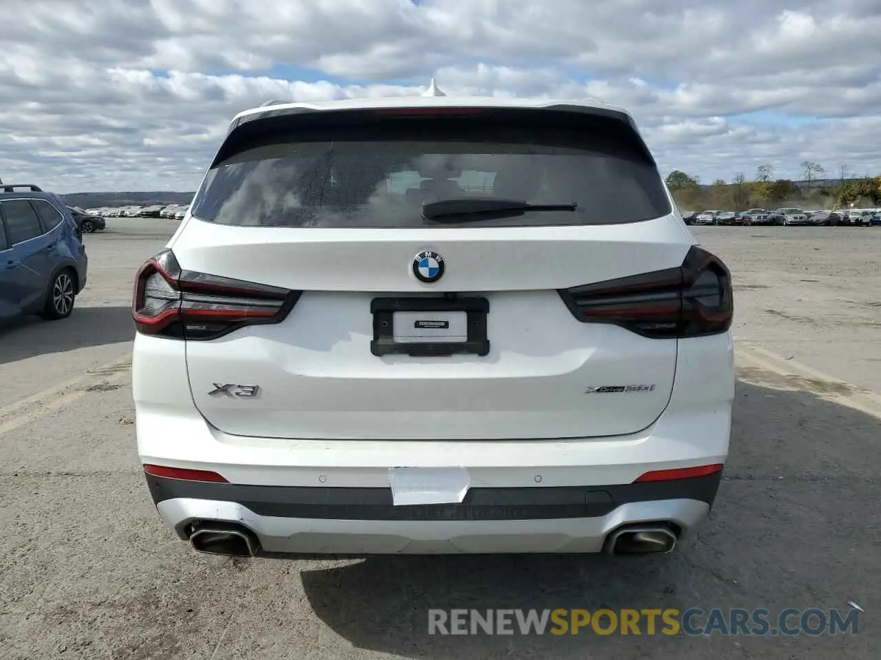 6 fotografías del automóvil dañado WBX57DP0XNN160141 BMW X3 2022