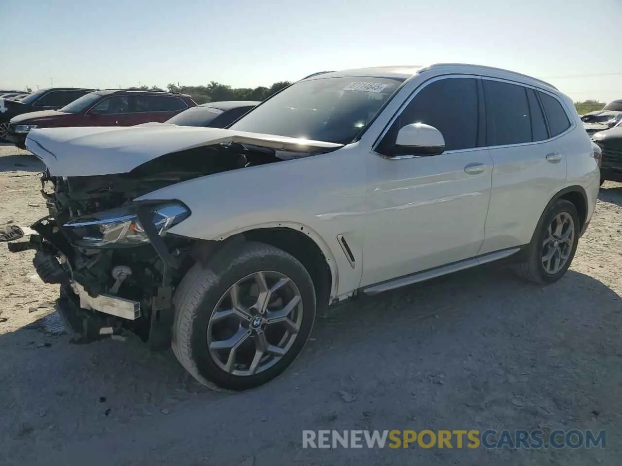 1 fotografías del automóvil dañado WBX57DP0XNN175643 BMW X3 2022