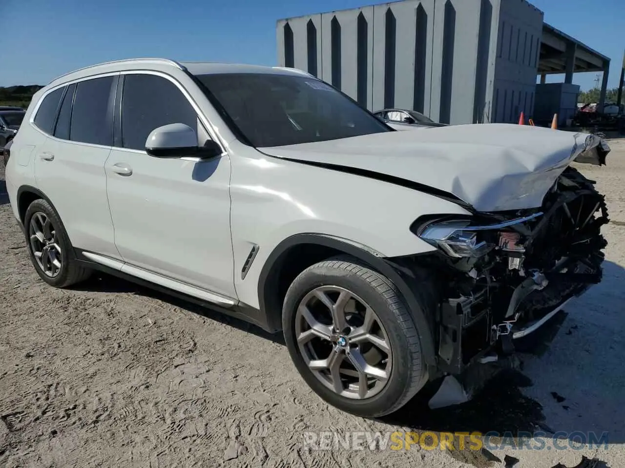 4 fotografías del automóvil dañado WBX57DP0XNN175643 BMW X3 2022