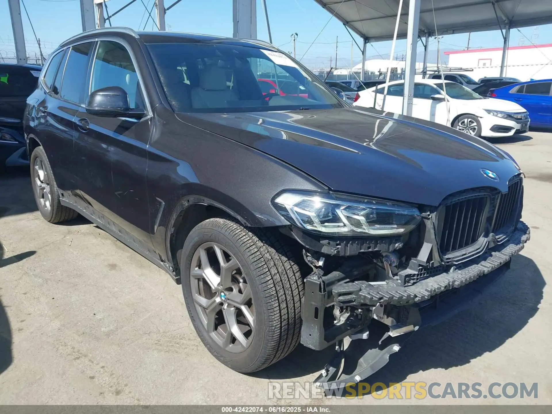 1 fotografías del automóvil dañado 5UX43DP00P9R39661 BMW X3 2023