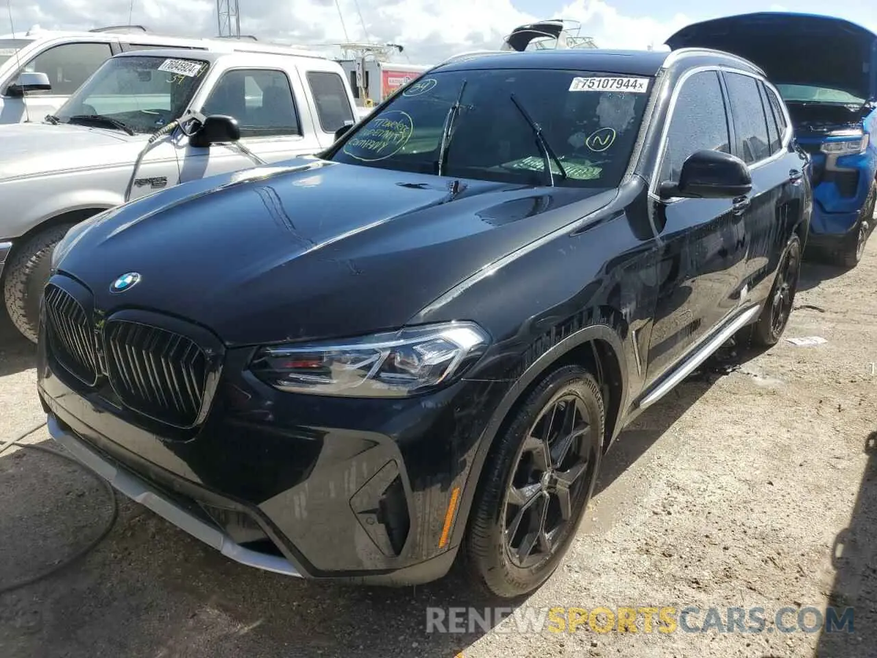 1 fotografías del automóvil dañado 5UX43DP01P9N87030 BMW X3 2023